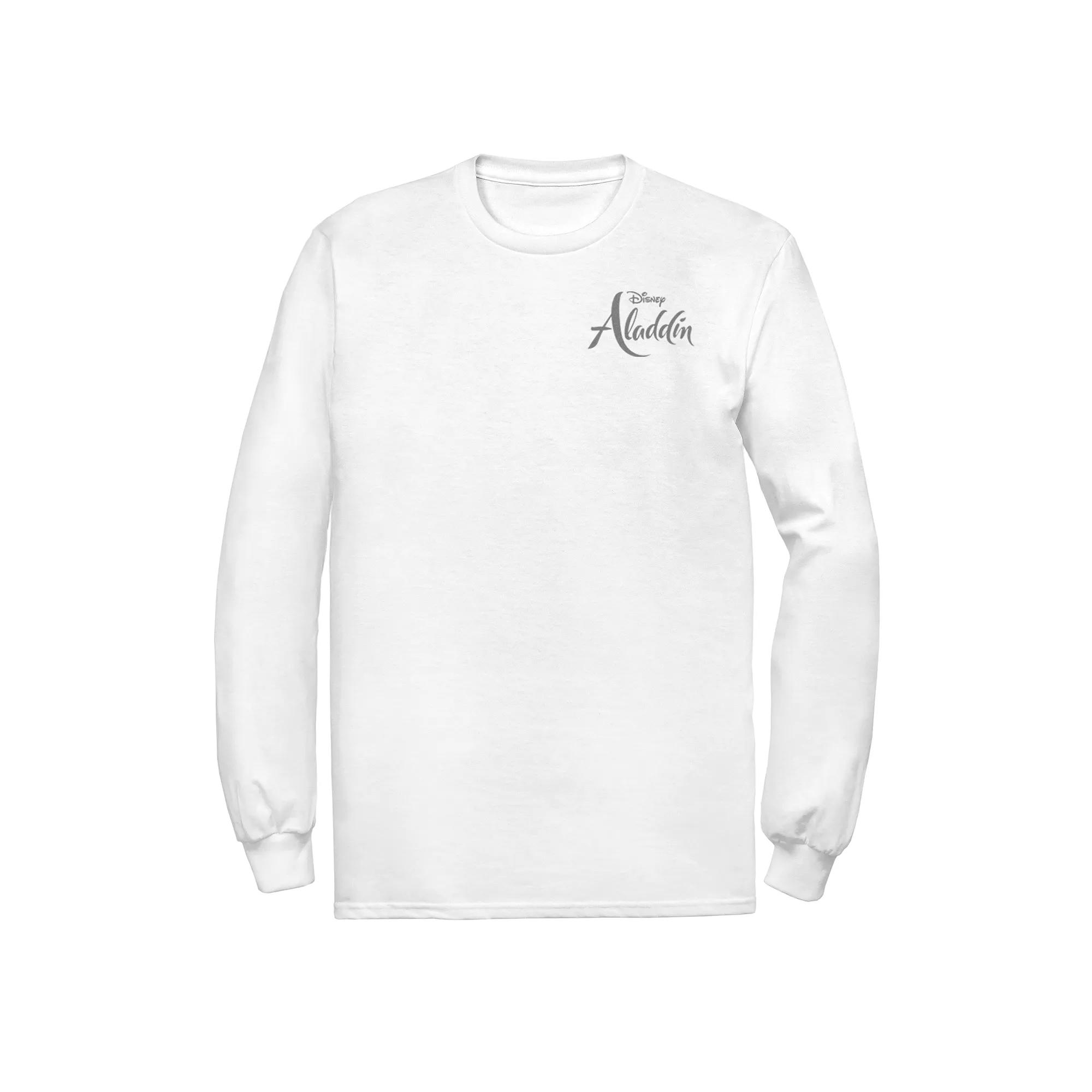 Disney's Aladdin Men's Logo Long Sleeve Graphic Tee,  Product Image