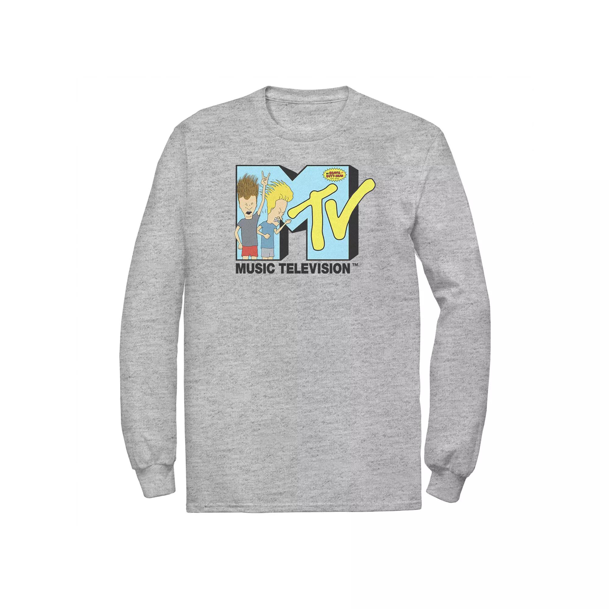 Men's Mtv Headbangers Rock Logo Tee,  Product Image