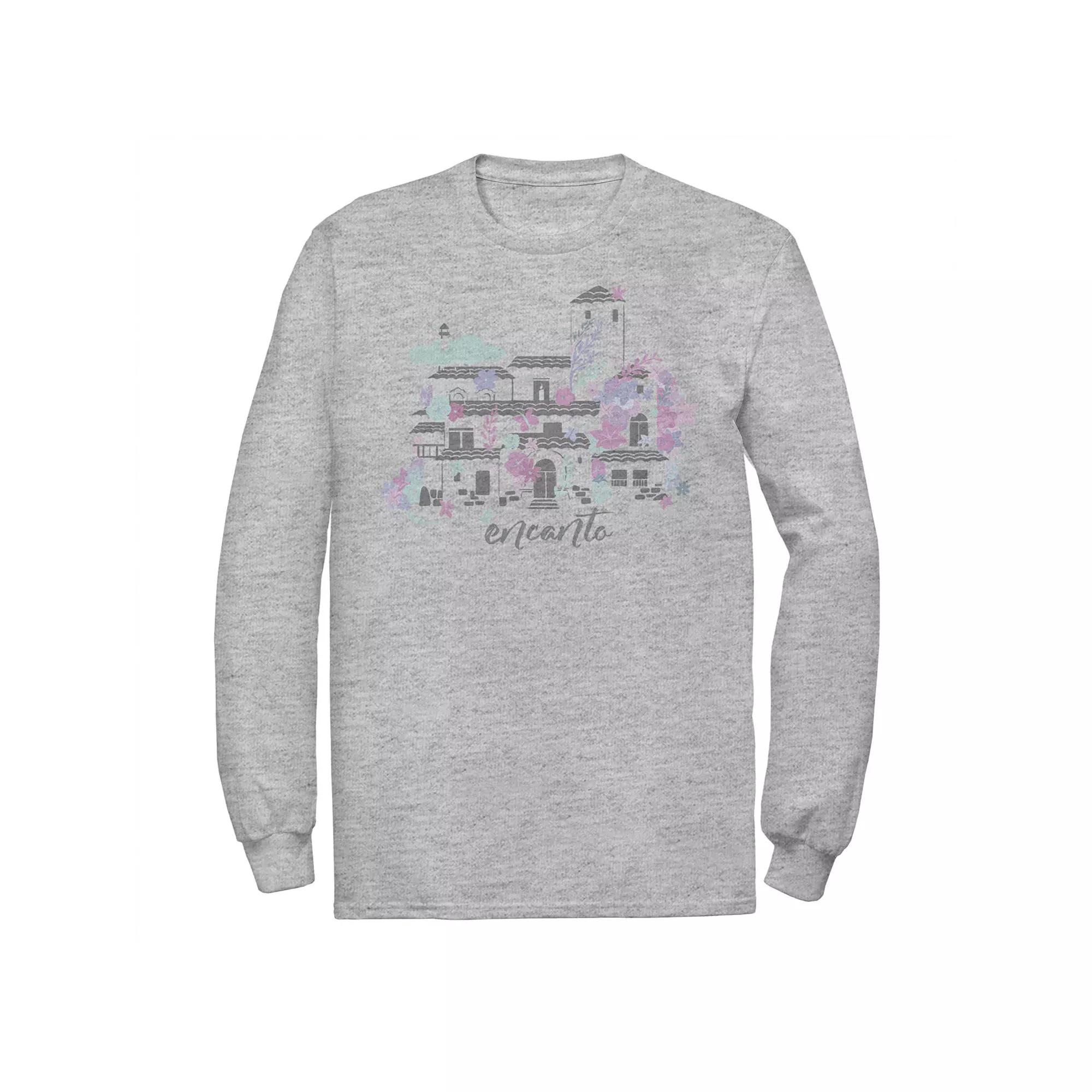 Disney's Encanto Home Water Color Portrait Men's Tee, Size: XL, Athletic Grey Product Image