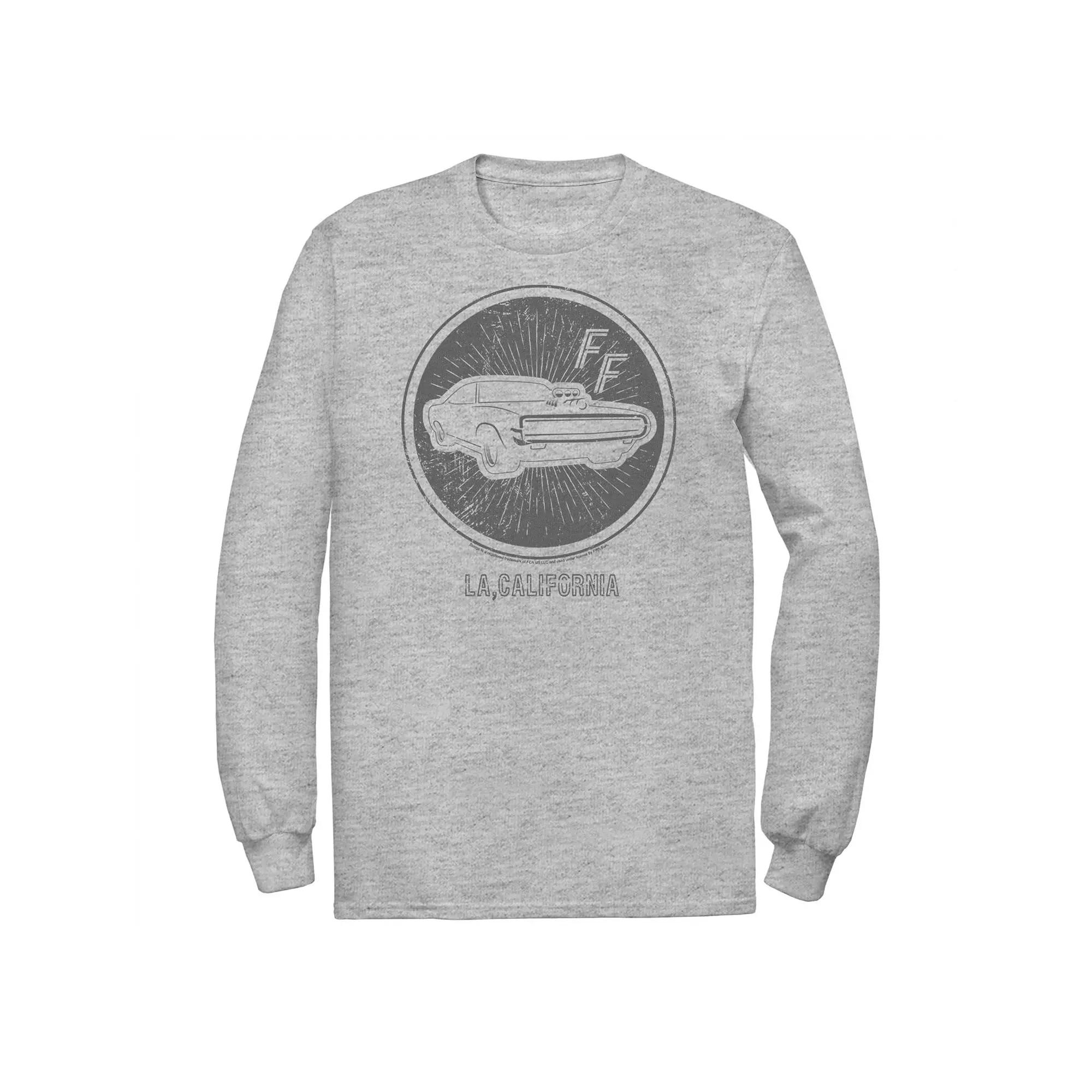 Big & Tall Fast And Furious Sports Car Badge Long Sleeve Tee, Men's,  Product Image