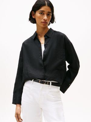 Relaxed Fit Linen Shirt Product Image
