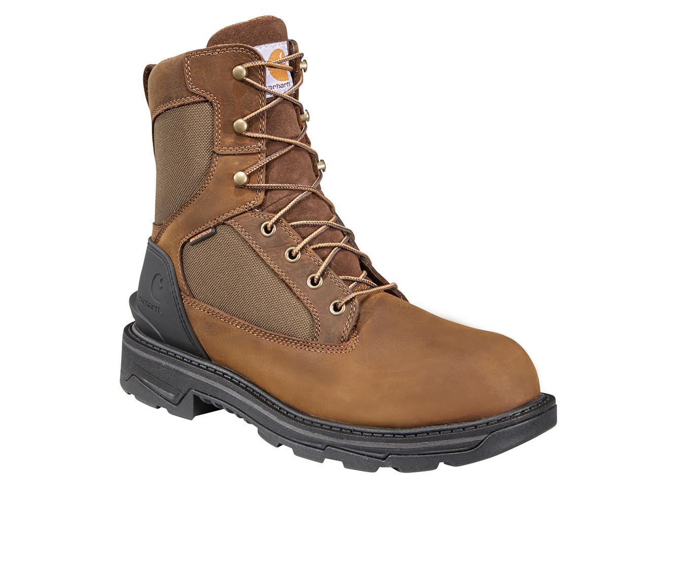 Men's Carhartt FT8000 Ironwood 8" WP Soft Toe Work Boots Product Image