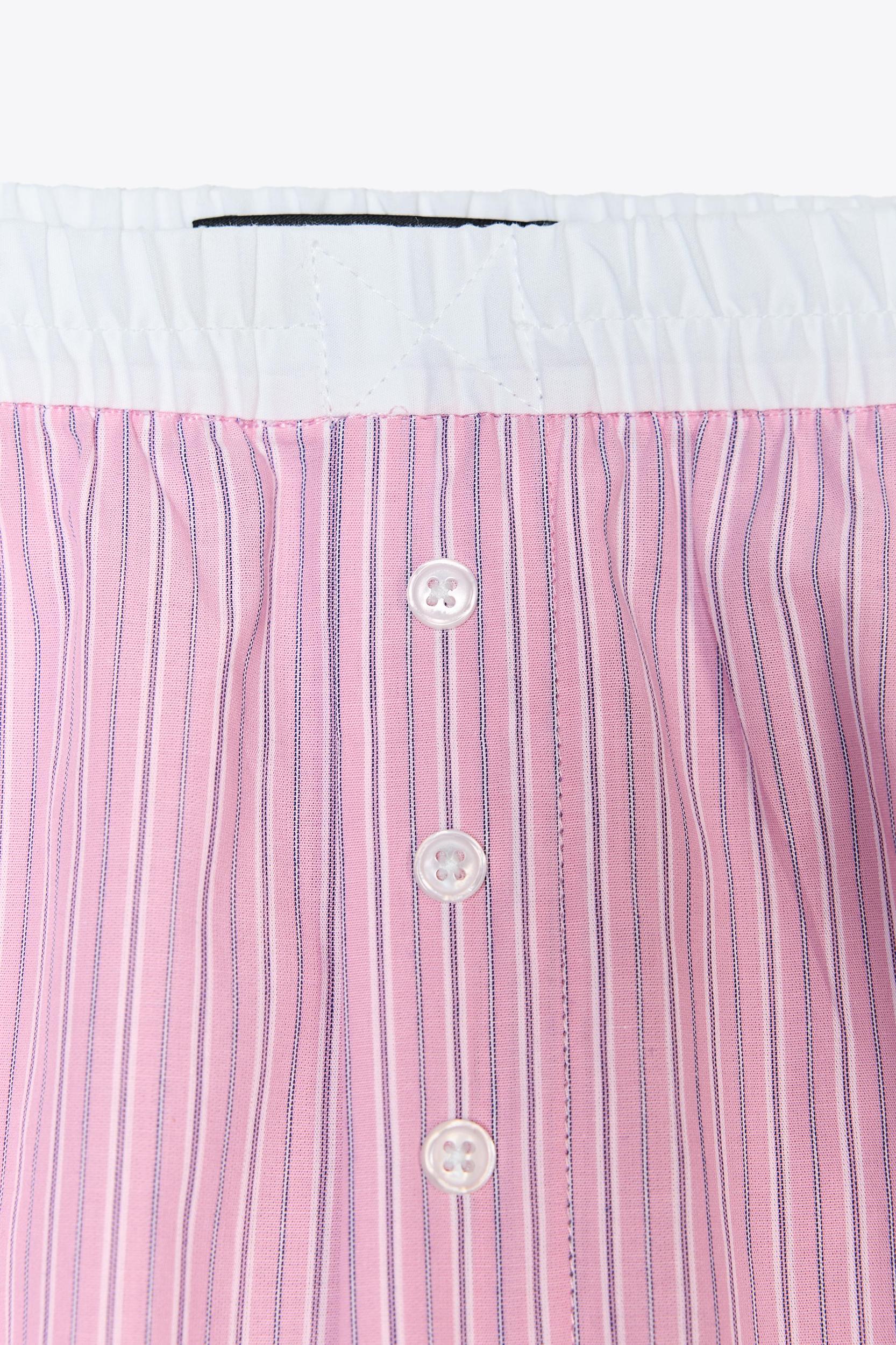STRIPED BOXER PAJAMA PANTS Product Image