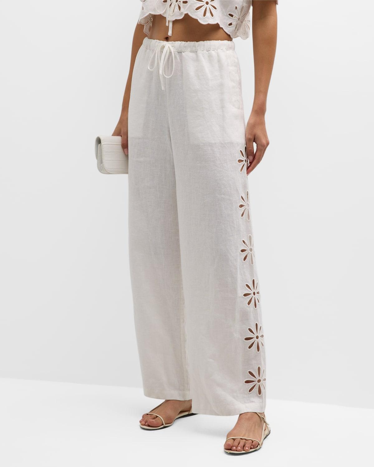 Rails Emmie Linen Eyelet Pants Product Image