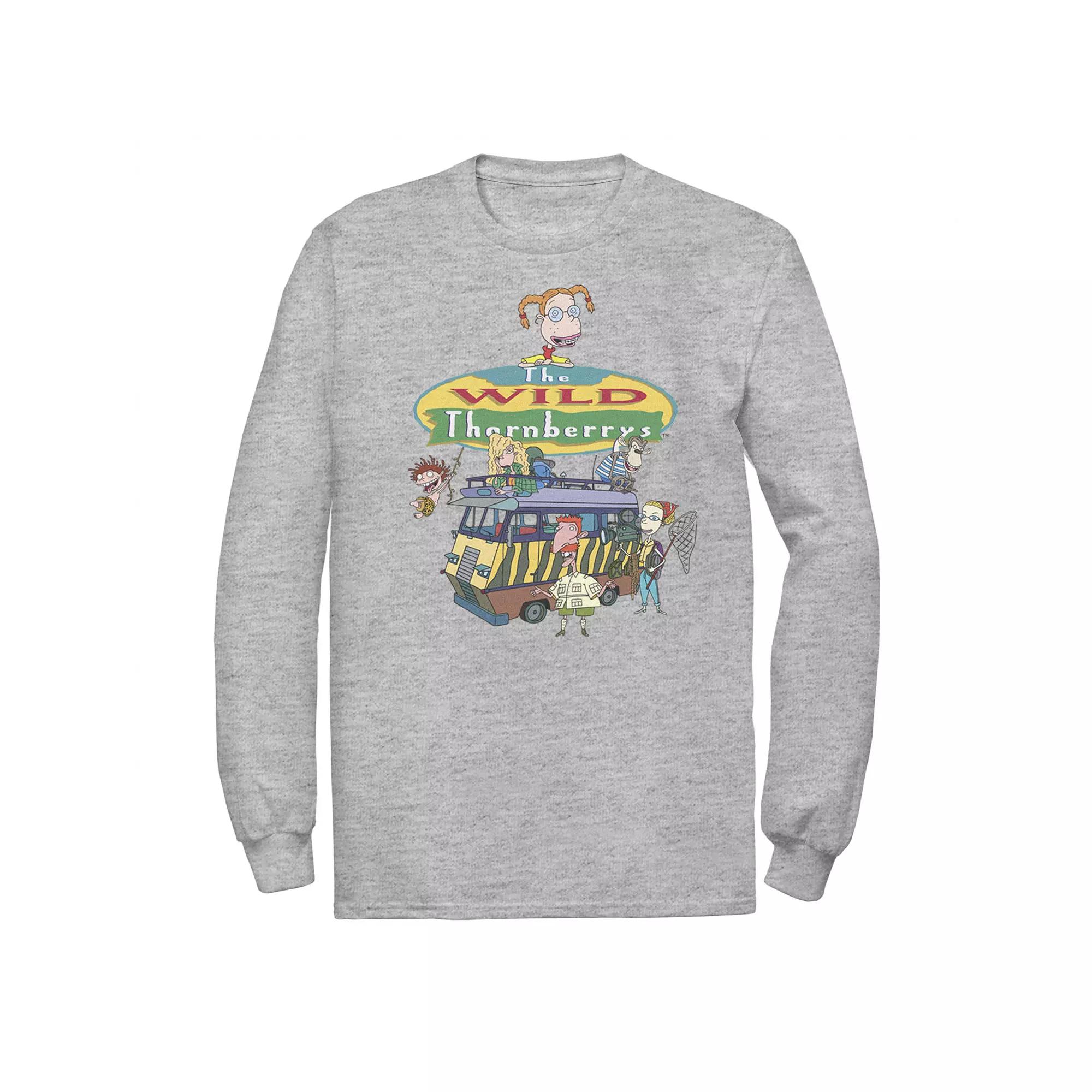 Men's Nickelodeon Wild Thornberrys Family RV Gathering Logo Long Sleeve Tee,  Product Image
