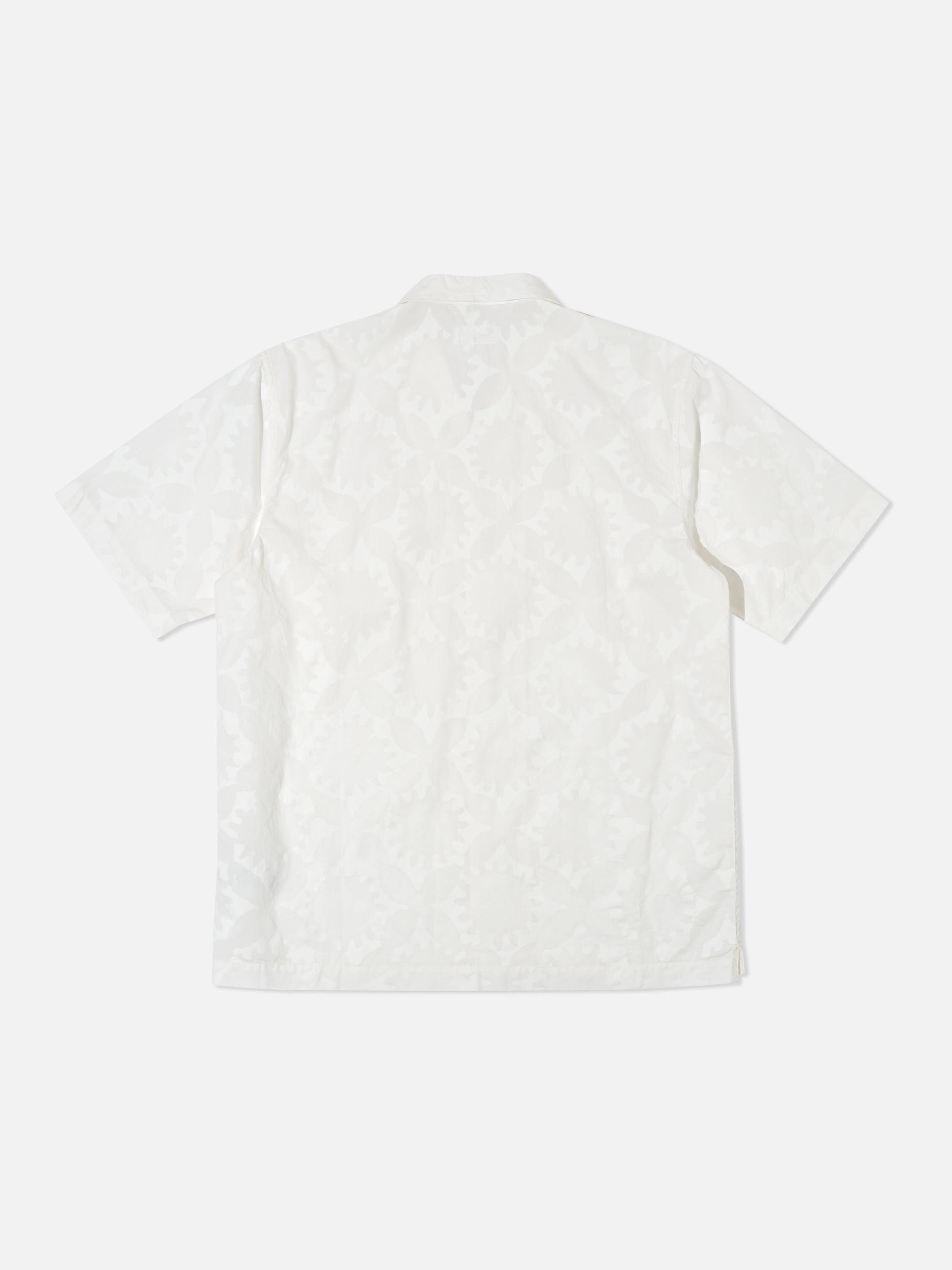 Ecru Sun Print Poplin Minari Shirt Product Image