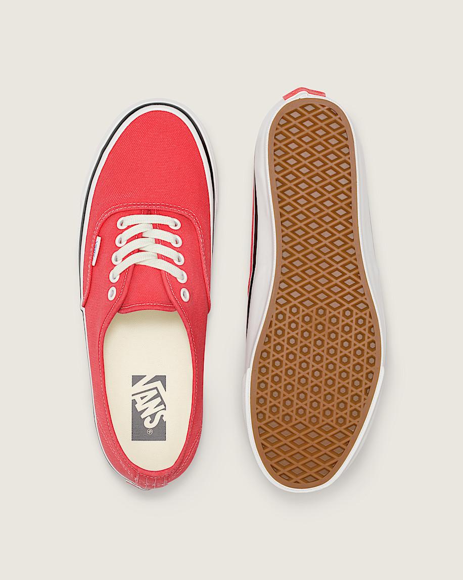 Premium Authentic Duck Canvas Shoe in Cayenne Red| Vans US Product Image