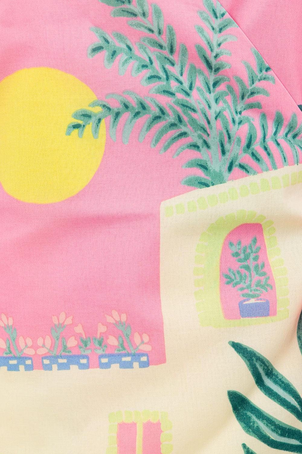 Scarlett Wrap Dress - Vista Pink Product Image