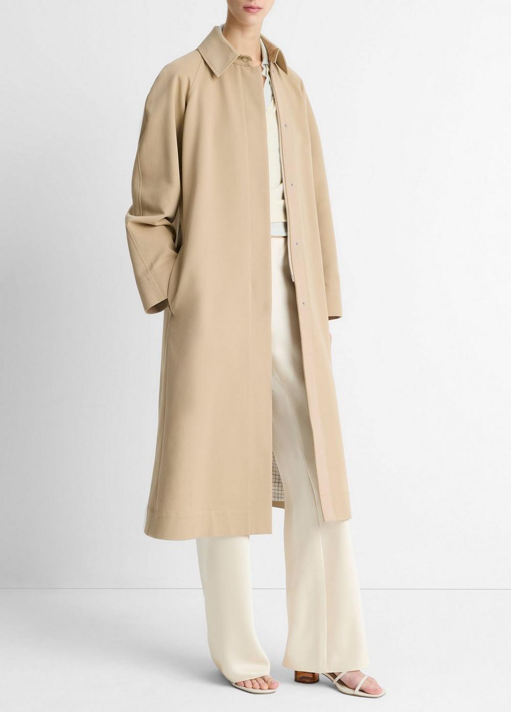 Cotton Utility Trench Coat Product Image