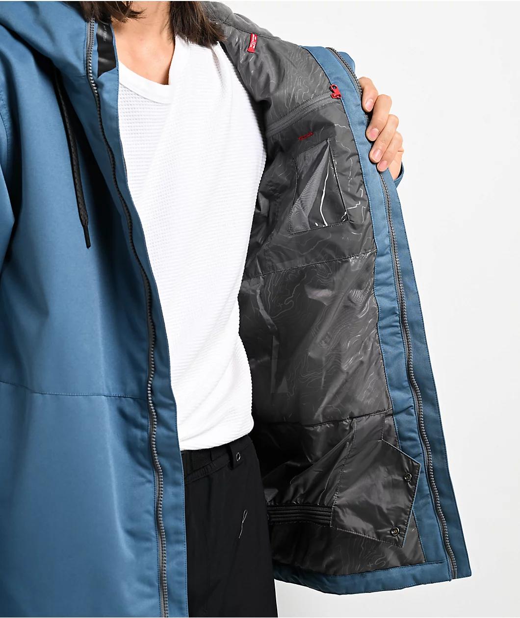686 Foundation Insulated Blue 10K Snowboard Jacket Product Image