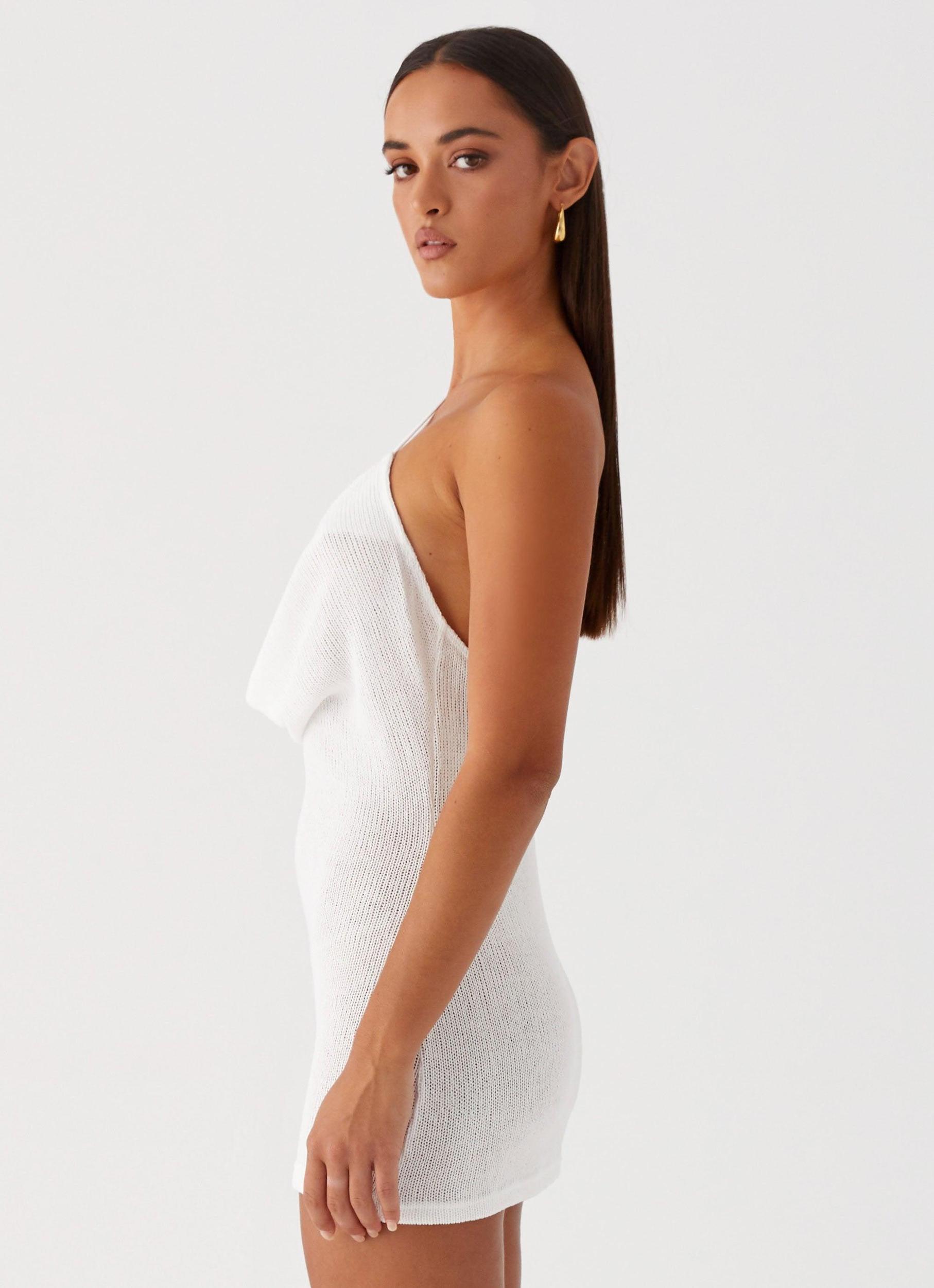 Bohemian Bliss Mini Dress - Ivory Product Image