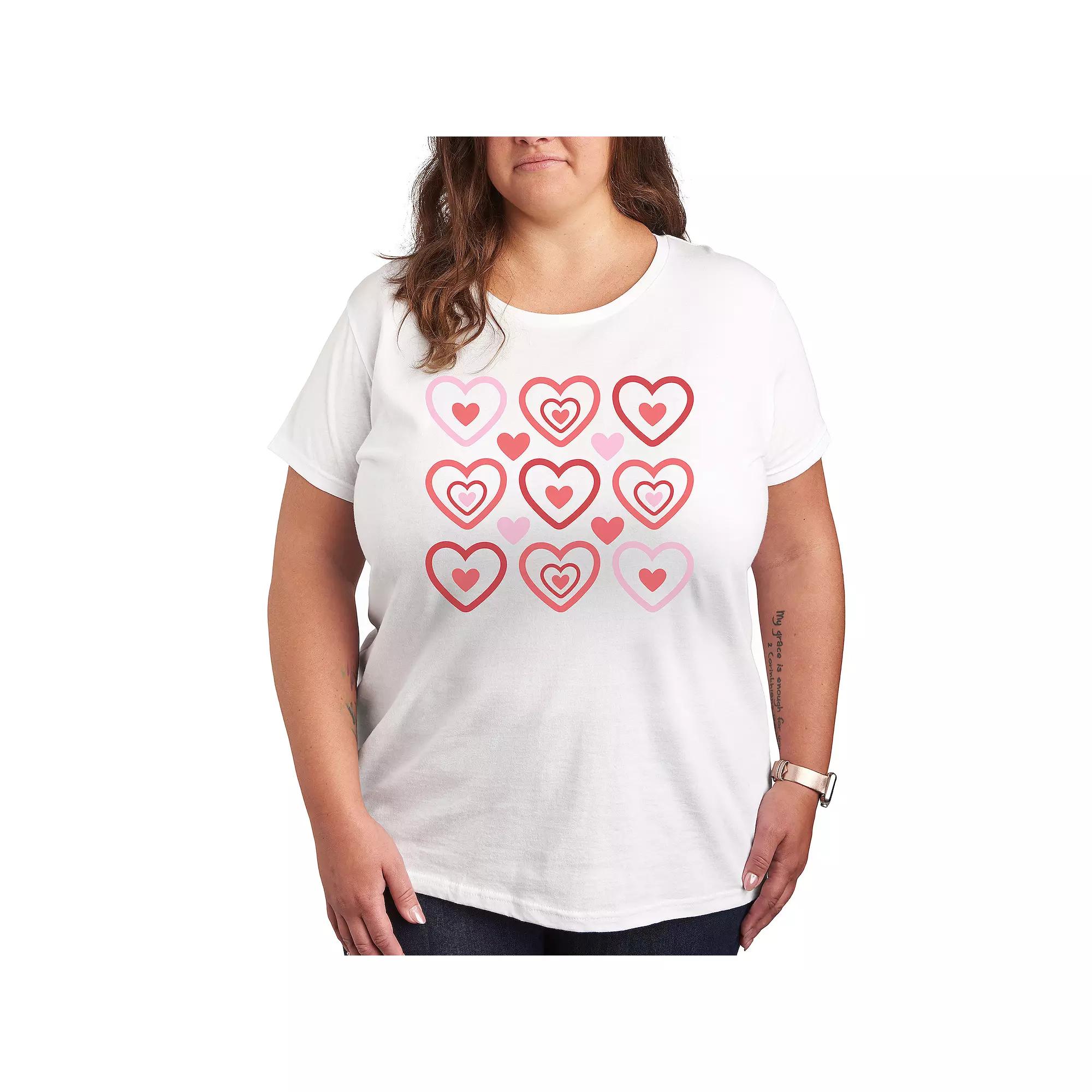 Plus Barbie® Logo Winter Stars Graphic Tee, Women's,  Product Image