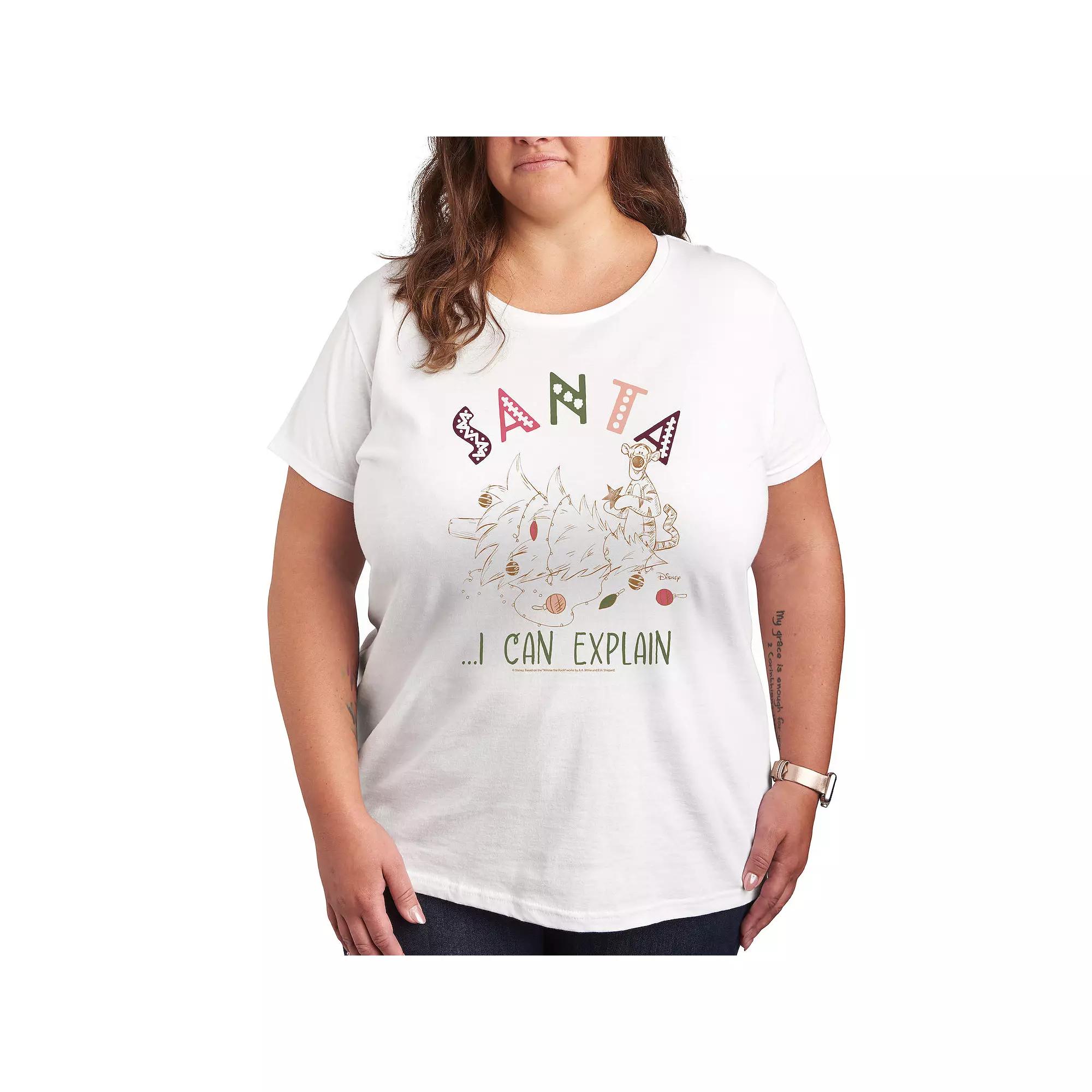 Disney's Winnie The Pooh Tigger Plus I Can Explain Graphic Tee, Women's,  Product Image