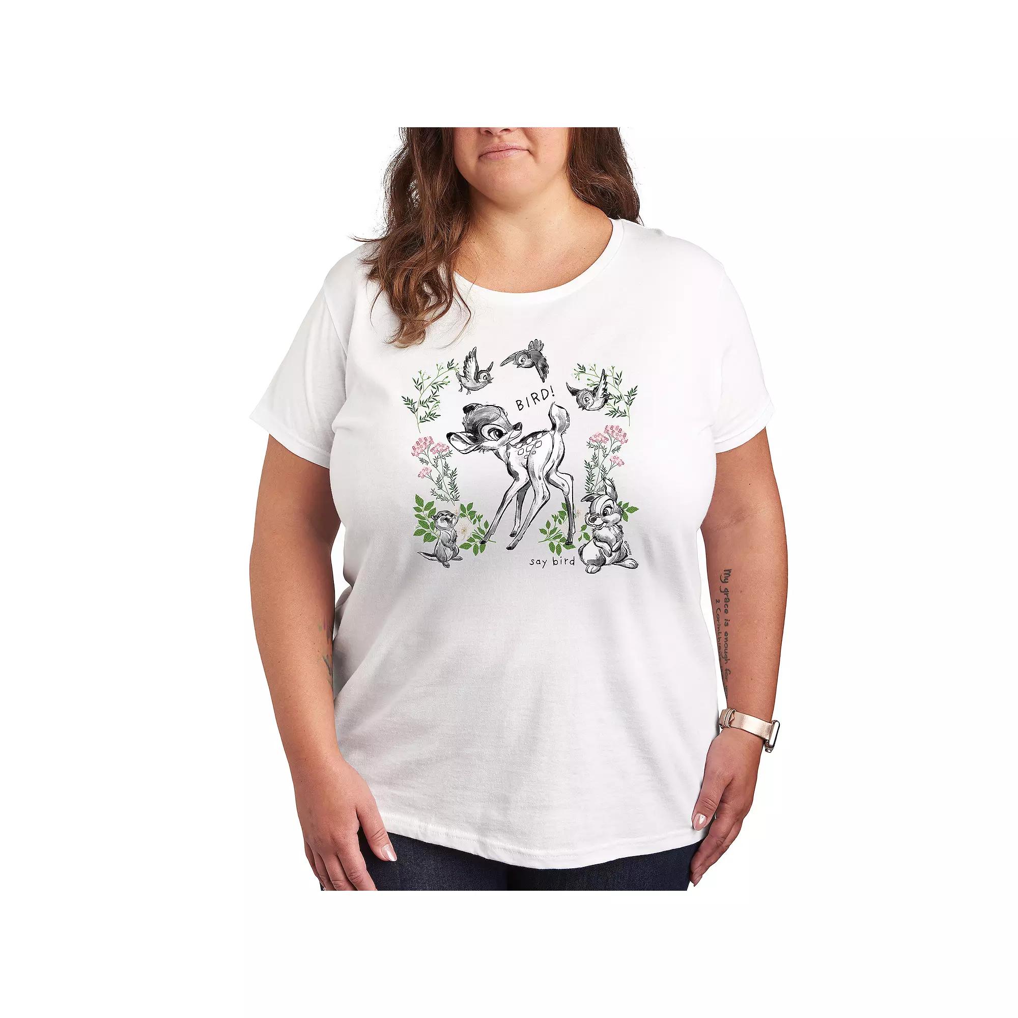 Disney's Bambi Plus Say Bird Graphic Tee, Women's,  Product Image