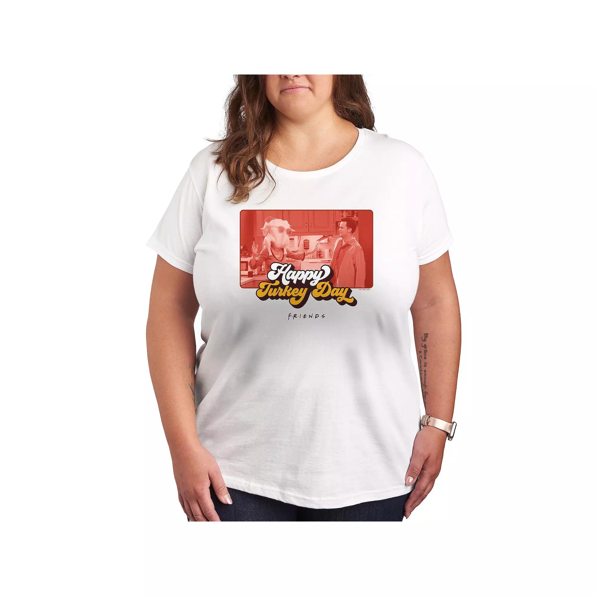 Plus Friends Happy Turkey Day Graphic Tee, Women's,  Product Image