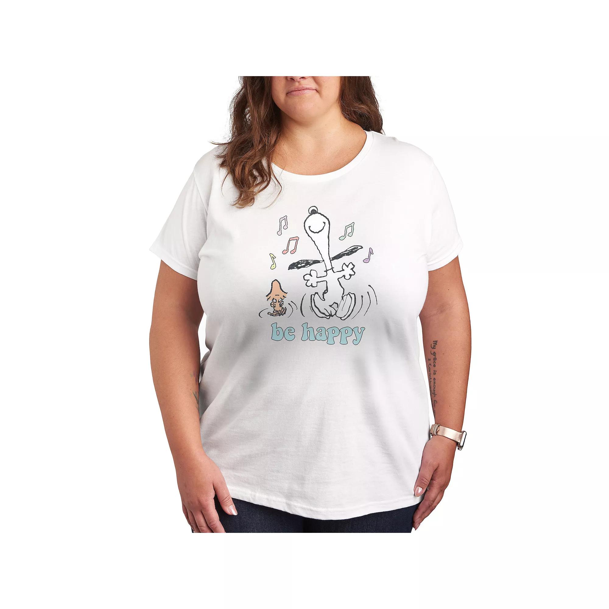 Plus Garfield I'm Fine This Is Fine Graphic Tee, Women's,  Product Image