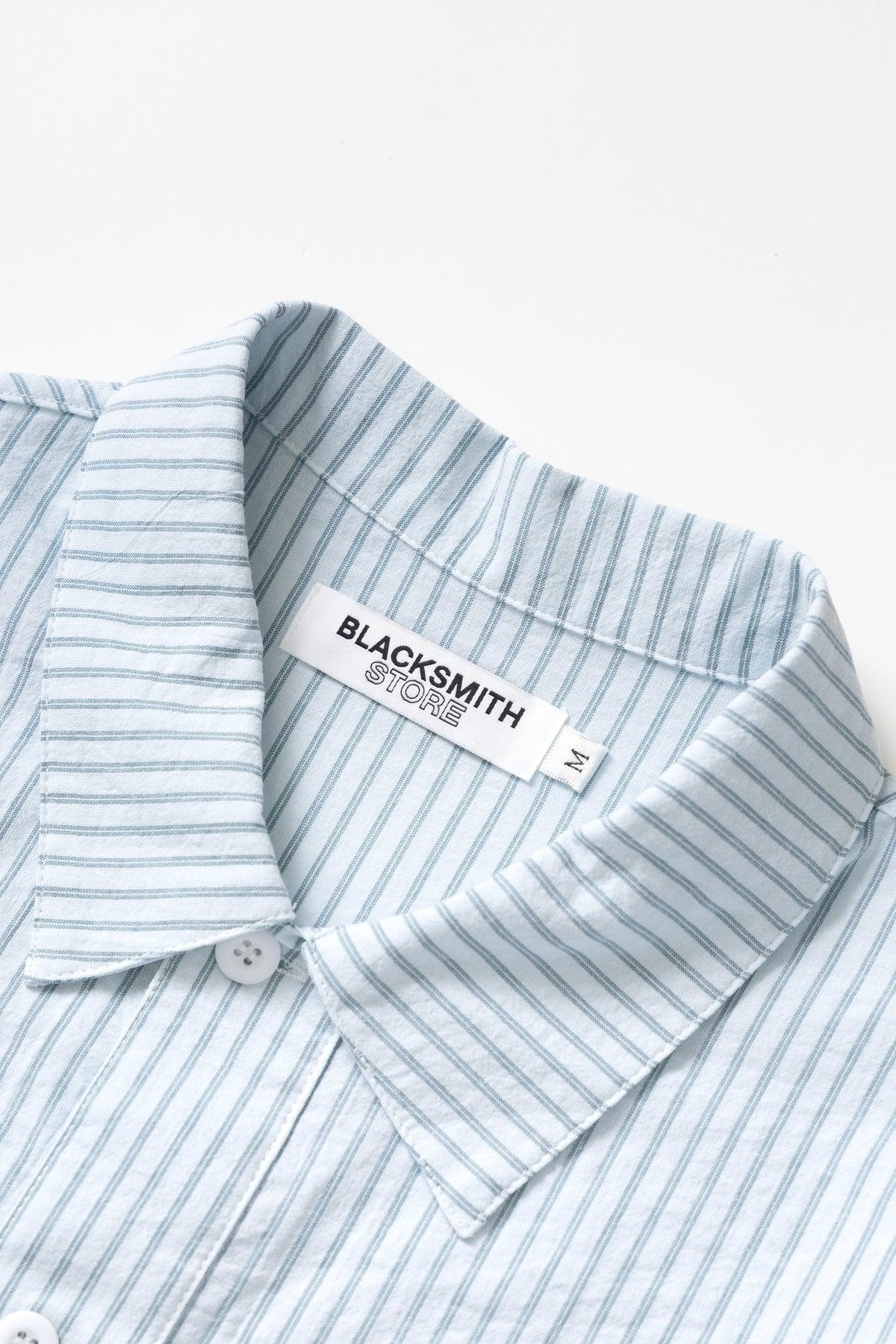 Blacksmith - Striped Two Button Popover - Green Product Image