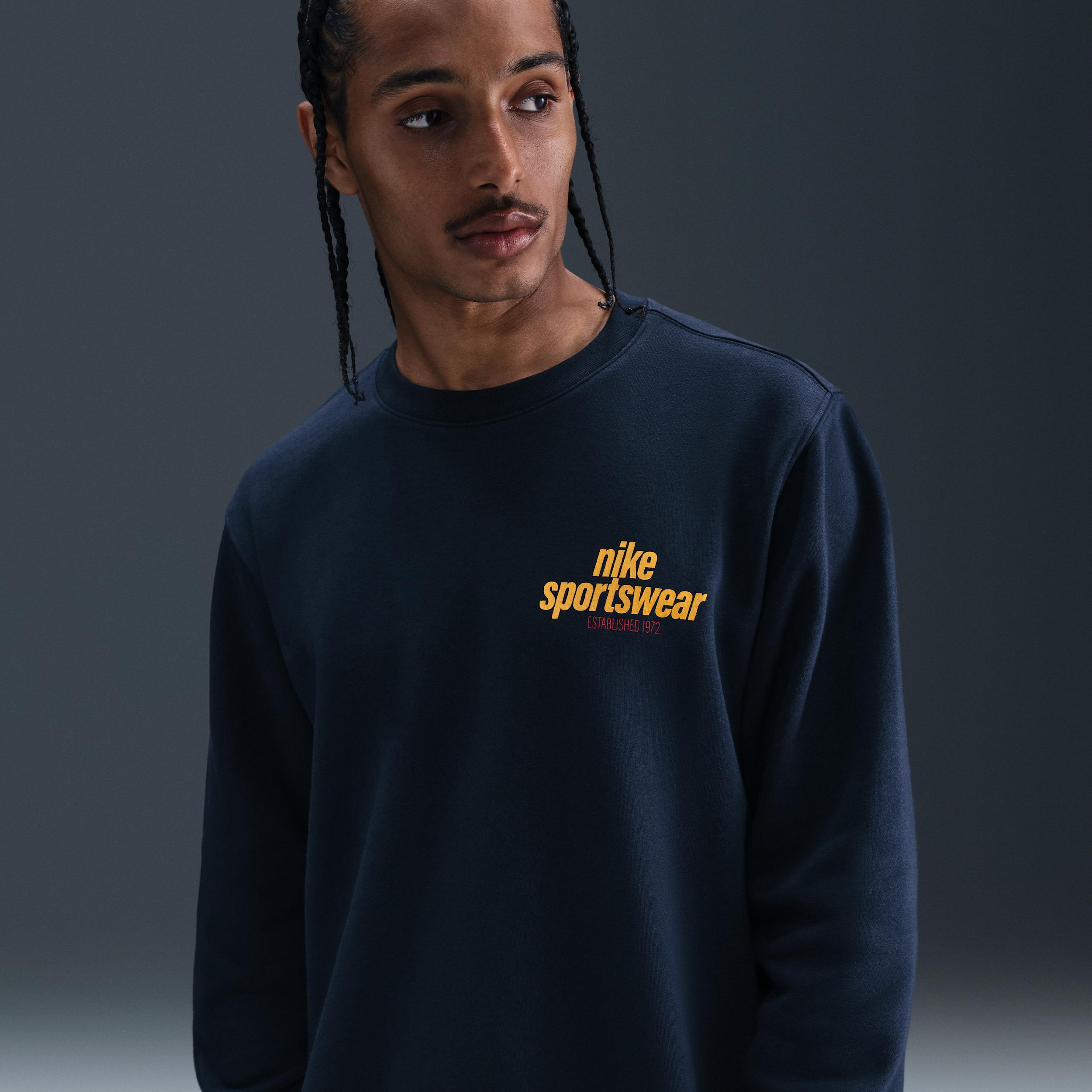 Nike Mens Club Fleece Crew | HJ2173-480 Product Image