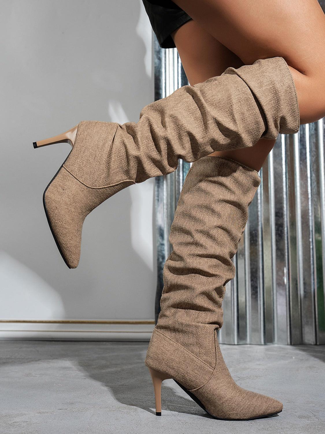 Point Toe Stiletto Boots Product Image