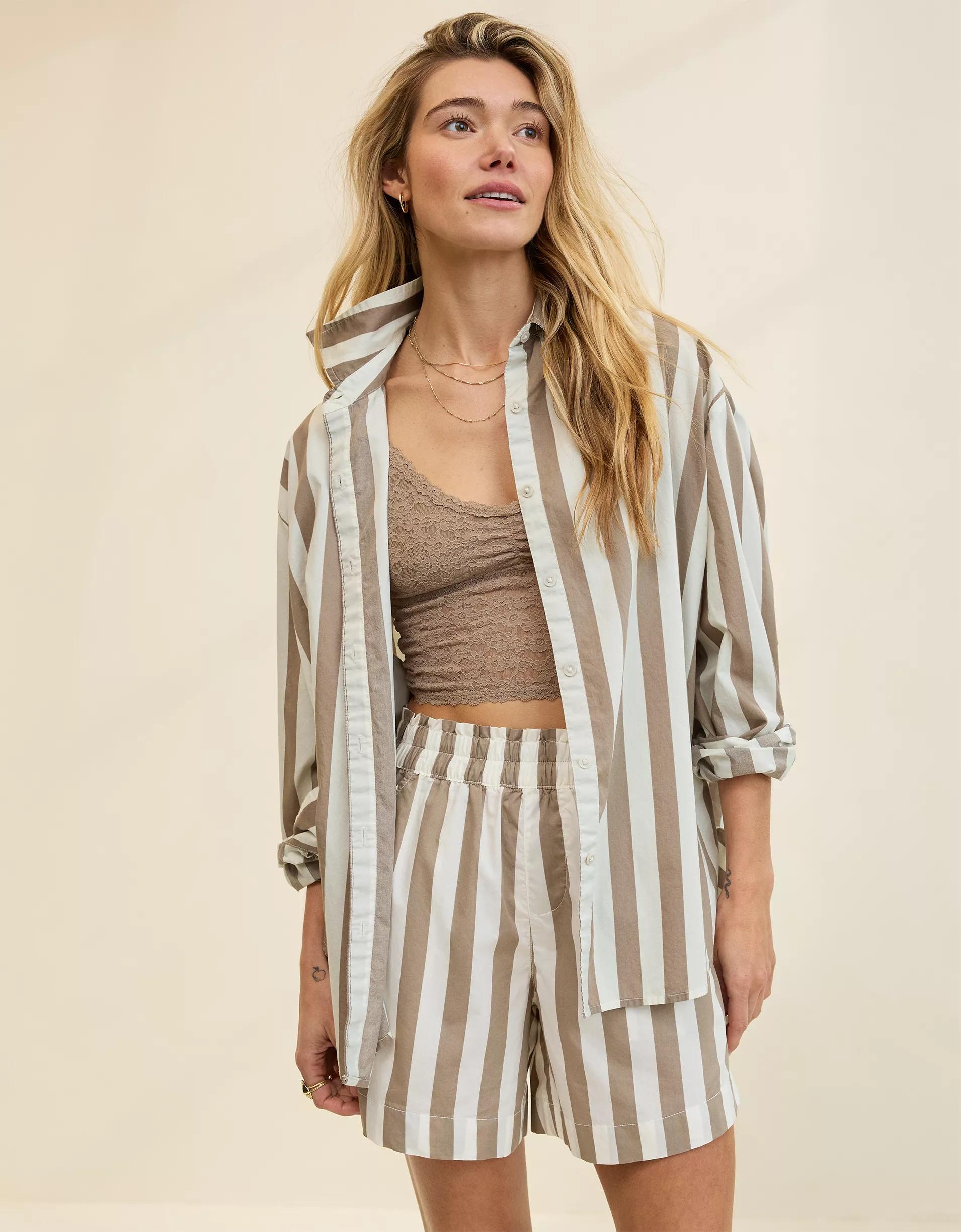 Aerie Good Day Button Down Shirt Product Image