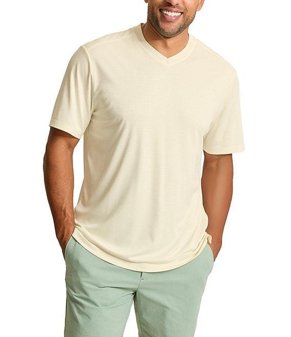 Tommy Bahama Bay Stripe V-Neck Short Sleeve T-Shirt Product Image