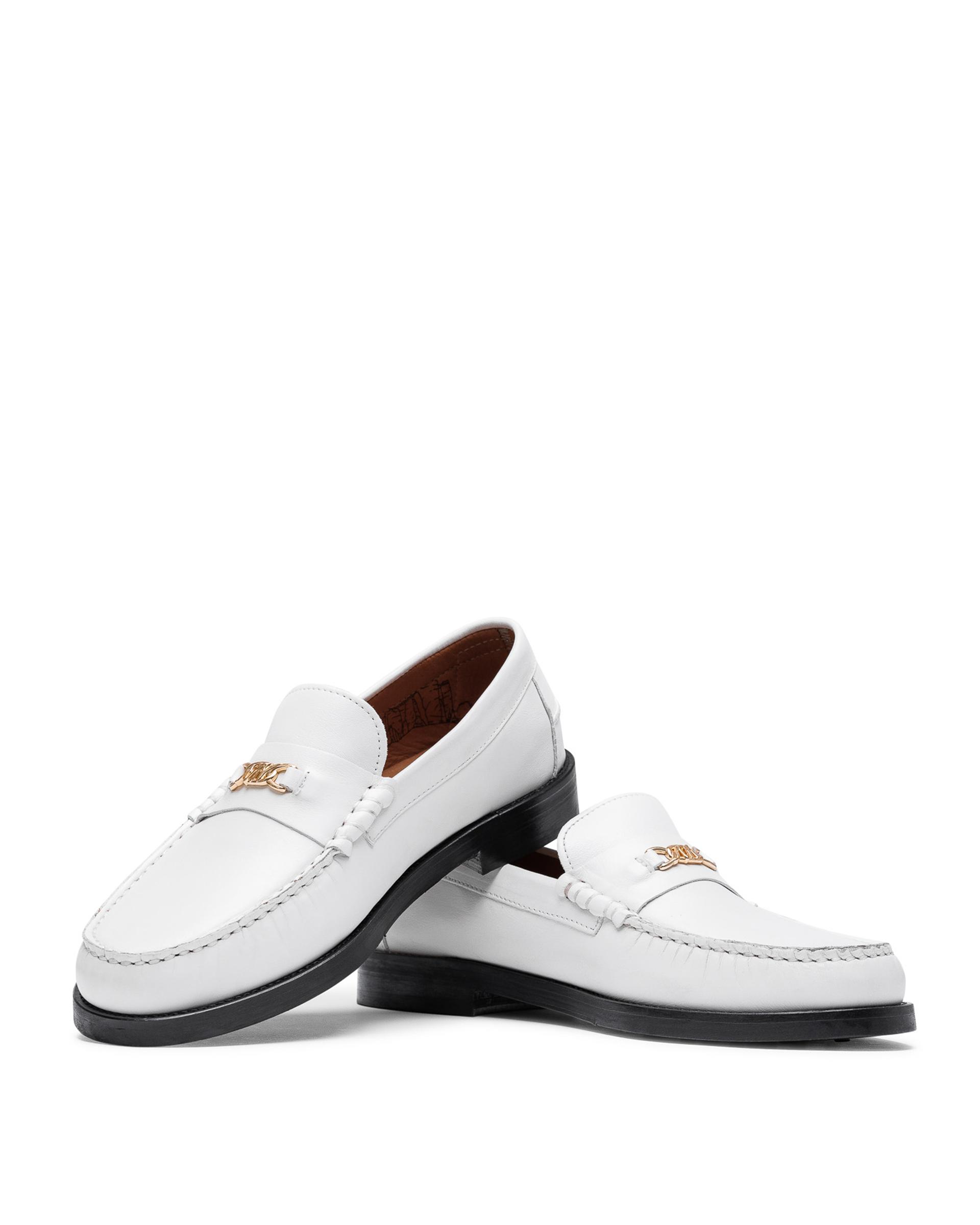 Roma White Leather Product Image