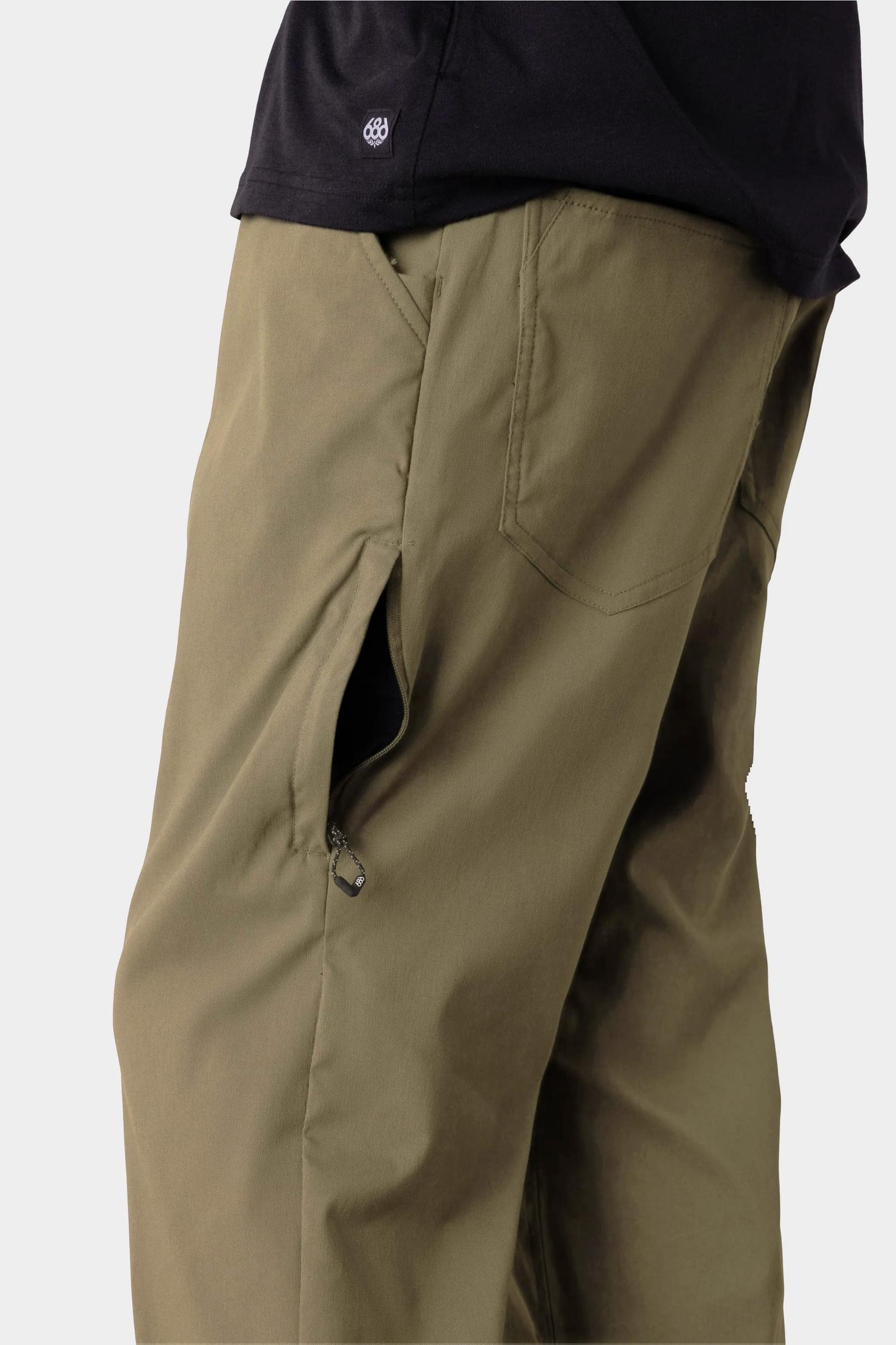 686 Men's Everywhere Merino-Lined Pant - Relaxed Fit Male Product Image