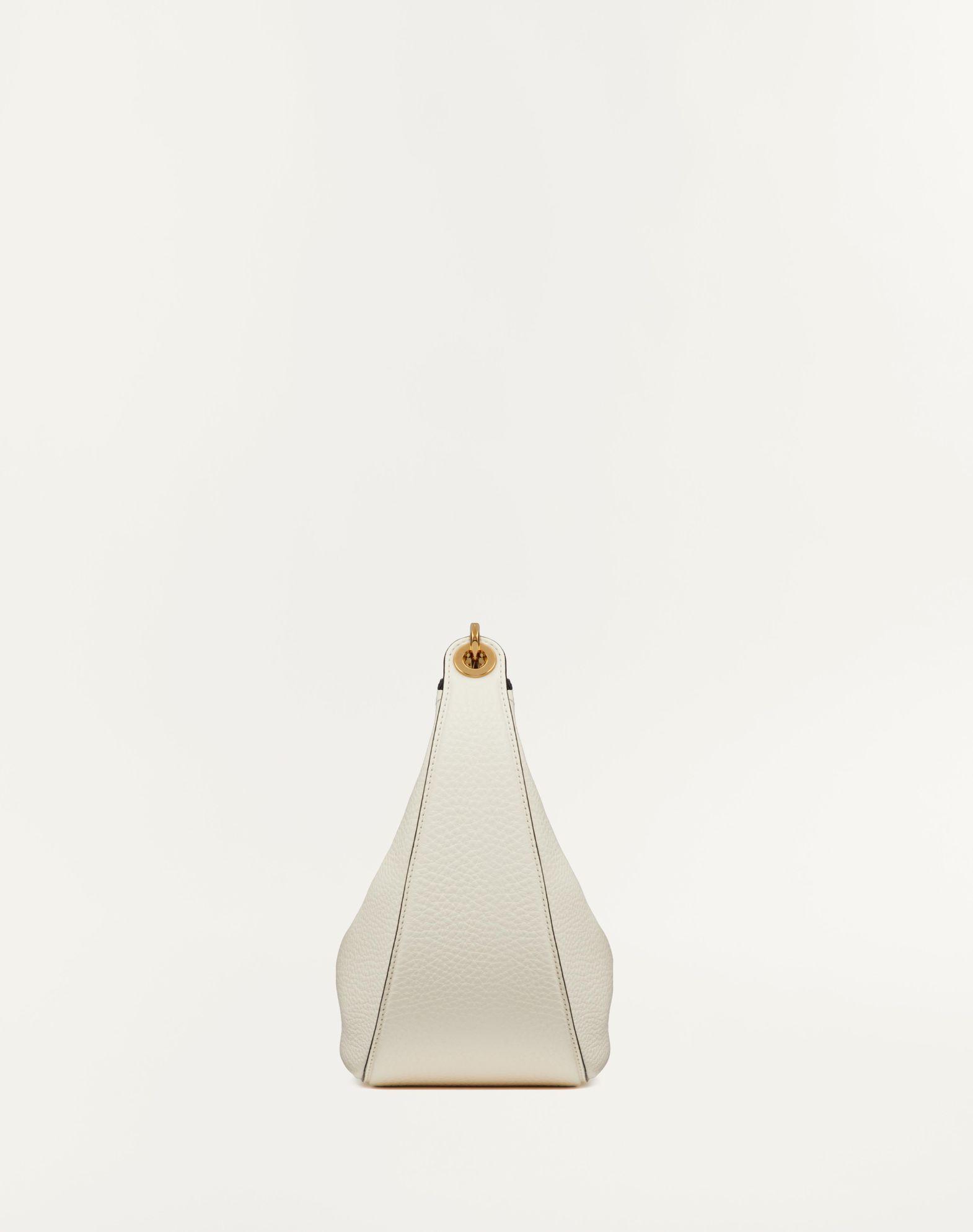 Small Vlogo Moon Hobo Bag In Grainy Calfskin With Chain Product Image