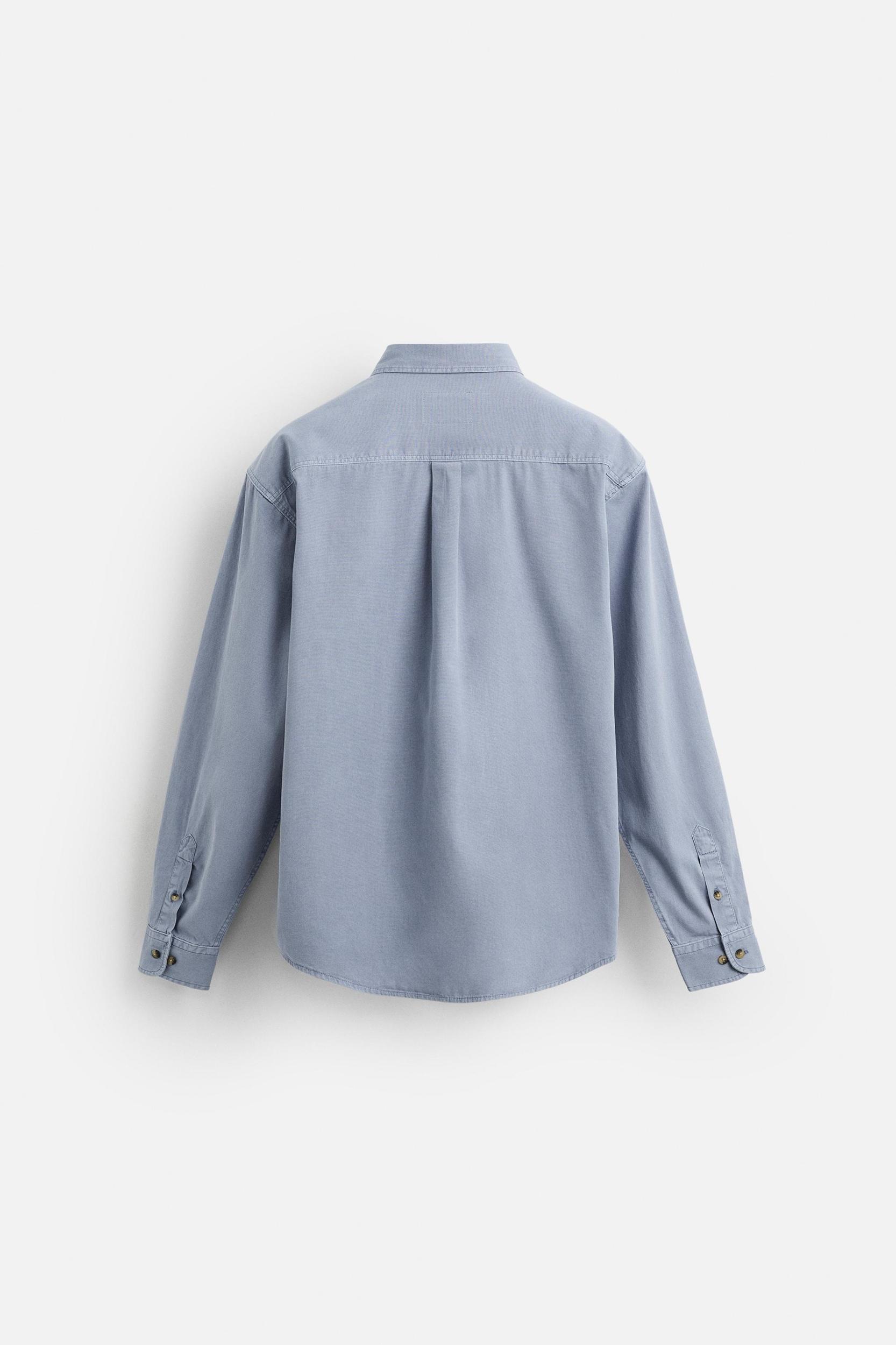 RELAXED FIT WASHED SHIRT Product Image