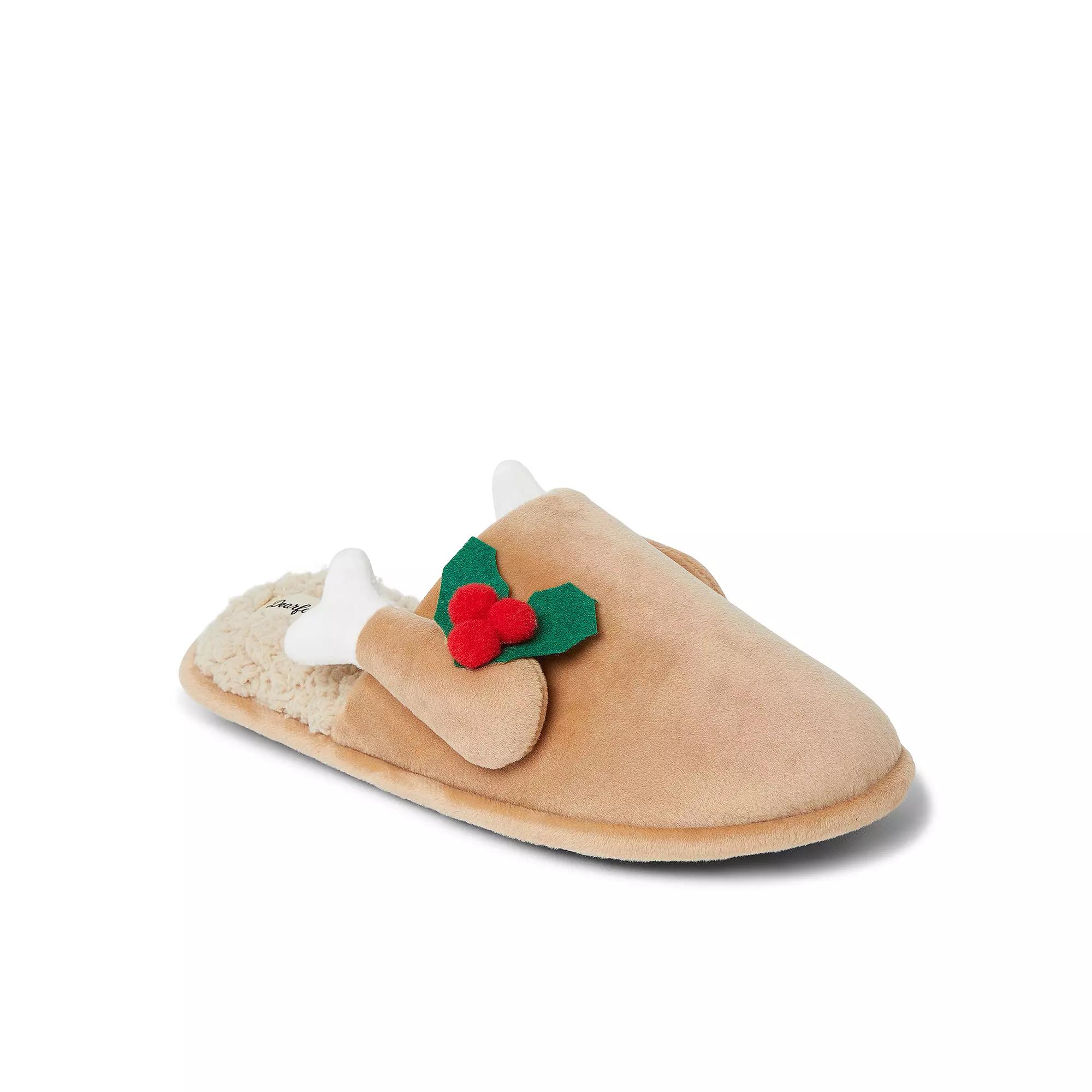 Dearfoams Carson Holiday Scuff Mens Slippers Product Image