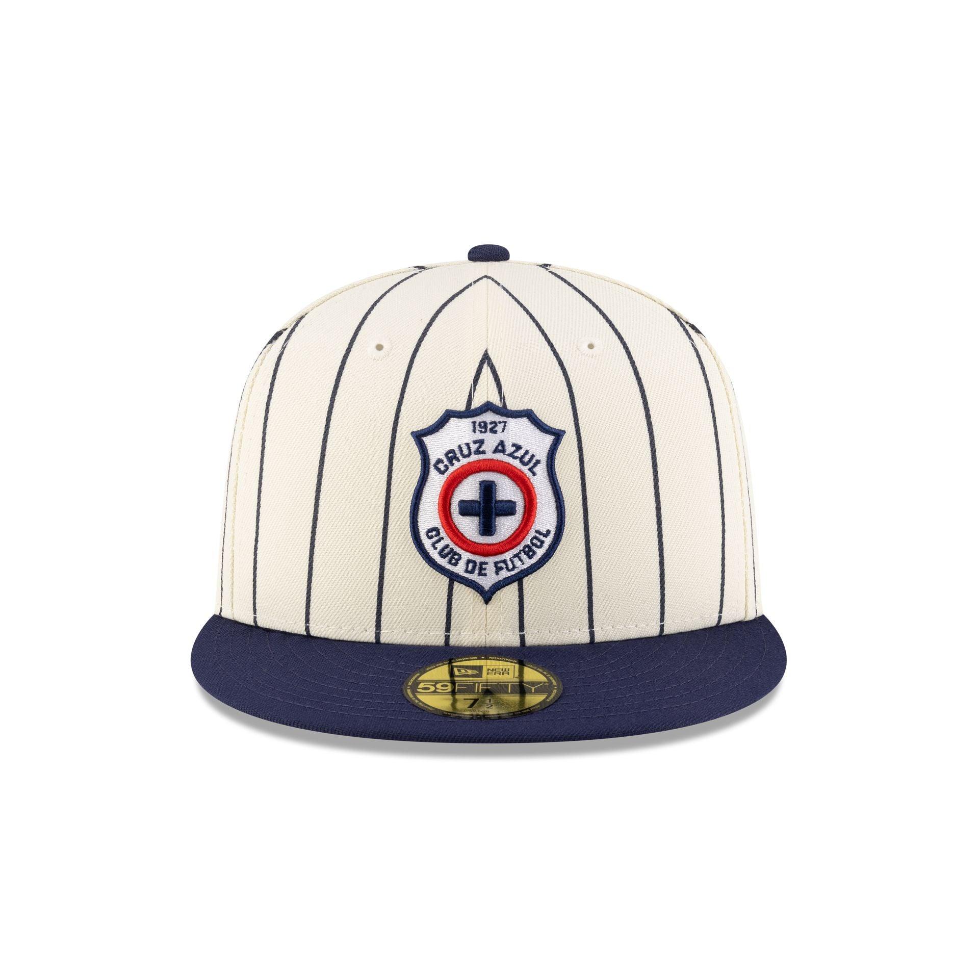 Cruz Azul Retro Pinstripe 59FIFTY Fitted Hat Male Product Image