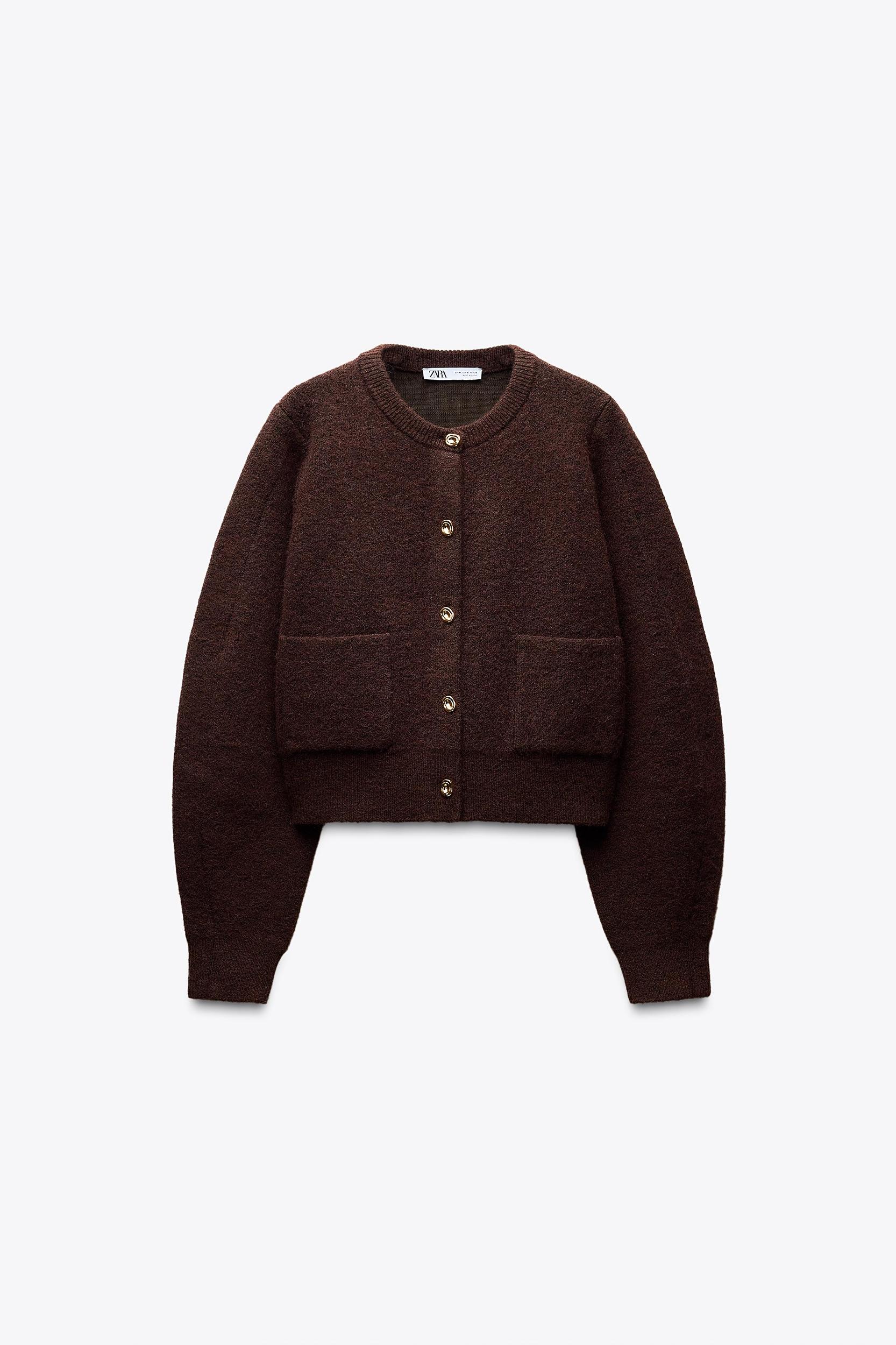 GOLDEN BUTTON KNIT CARDIGAN Product Image