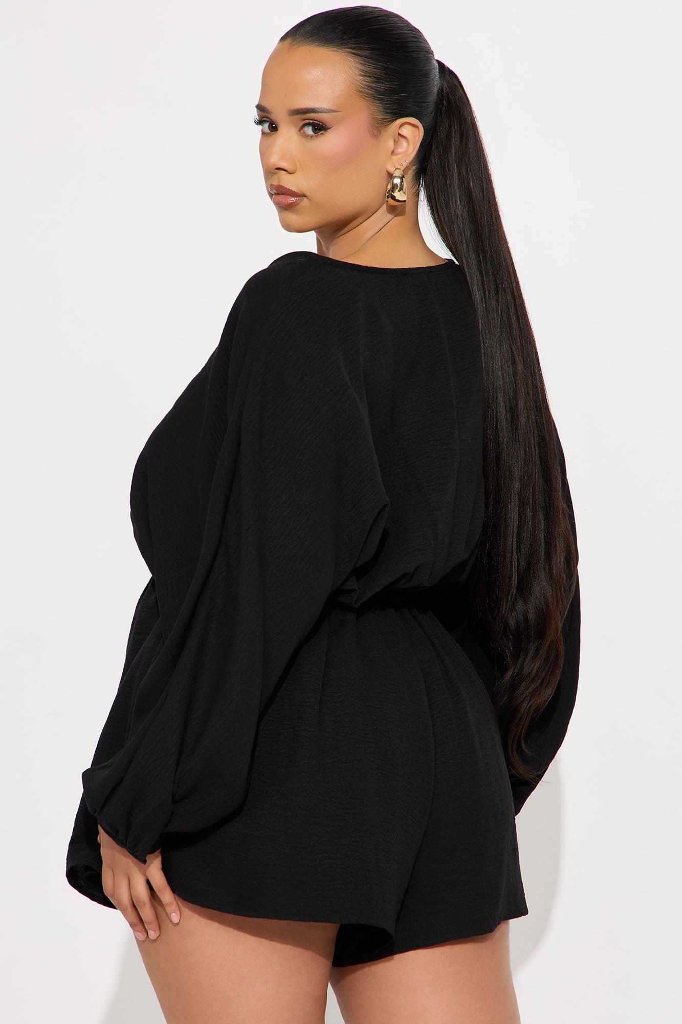 Adah Romper - Black Product Image