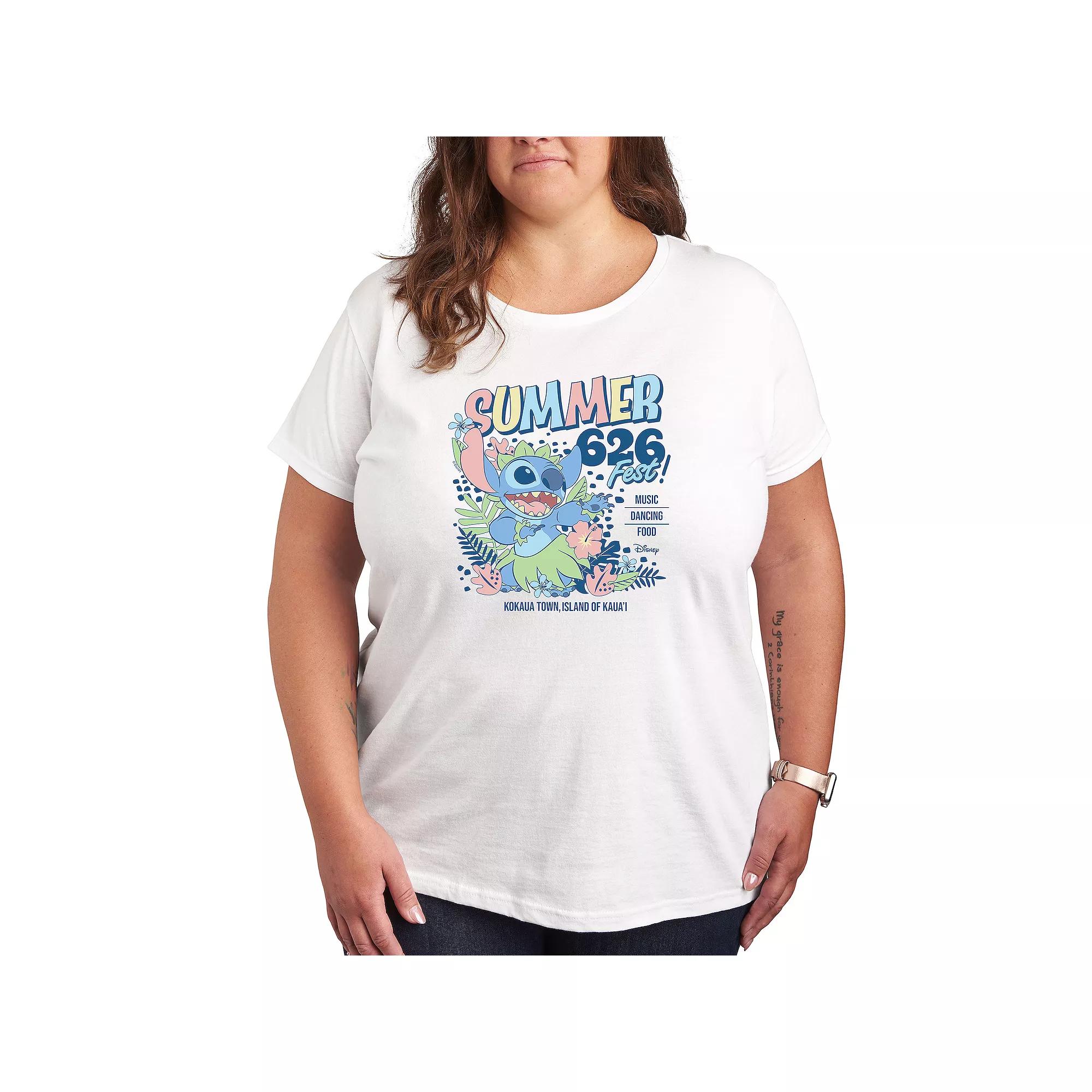 Disney's Lilo & Stitch Plus Summer 626 Fest Graphic Tee, Women's,  Product Image