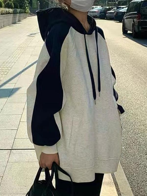 Raglan Thicken Oversized Hoodie Product Image