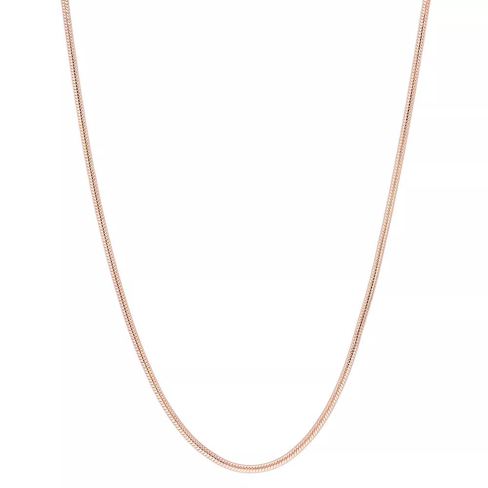 Stella Grace Sterling Silver 1.2 mm Snake Chain Necklace, Women's,  Product Image