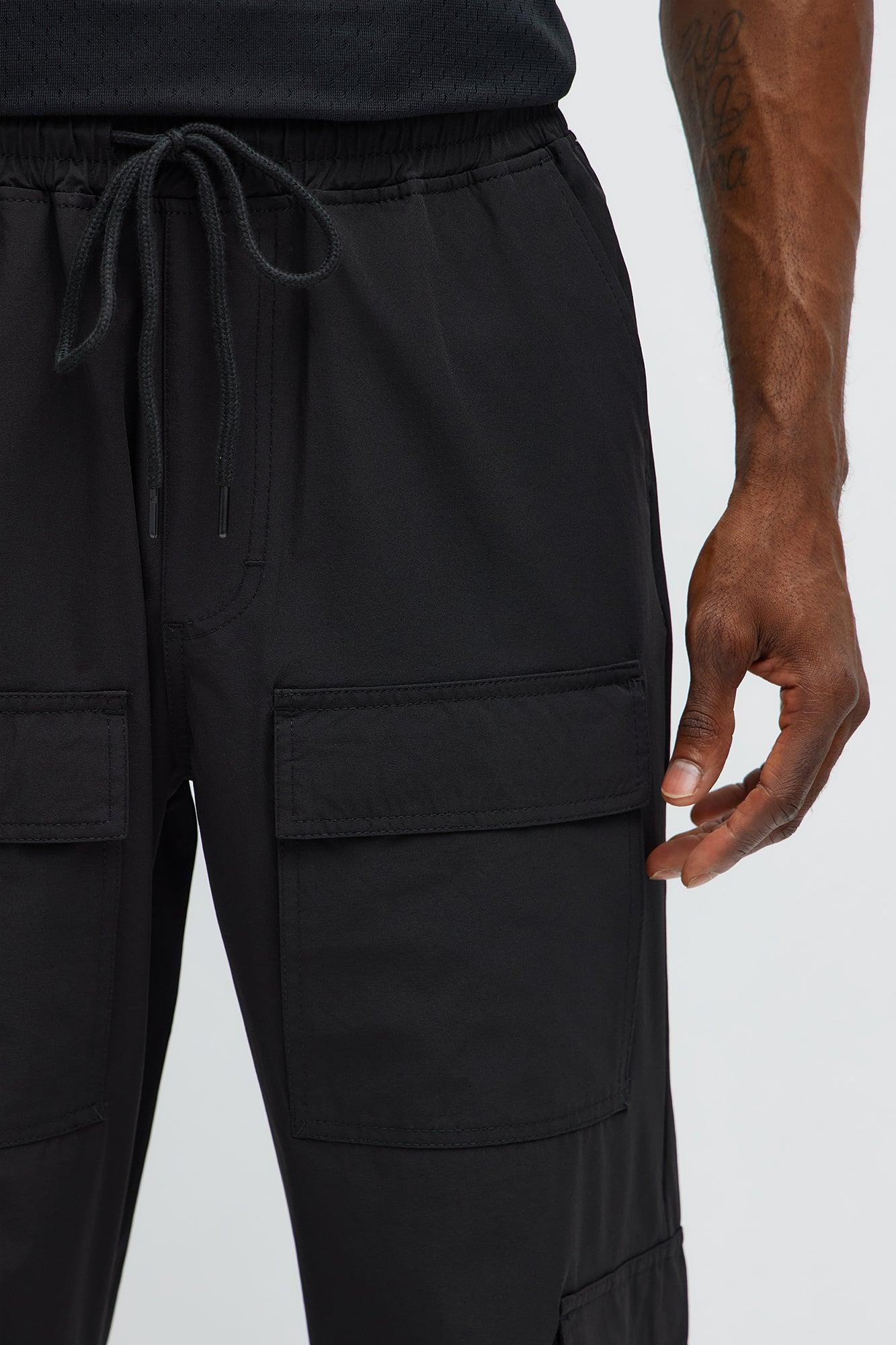 Straight Many Phases Cargo Pants - Black Product Image