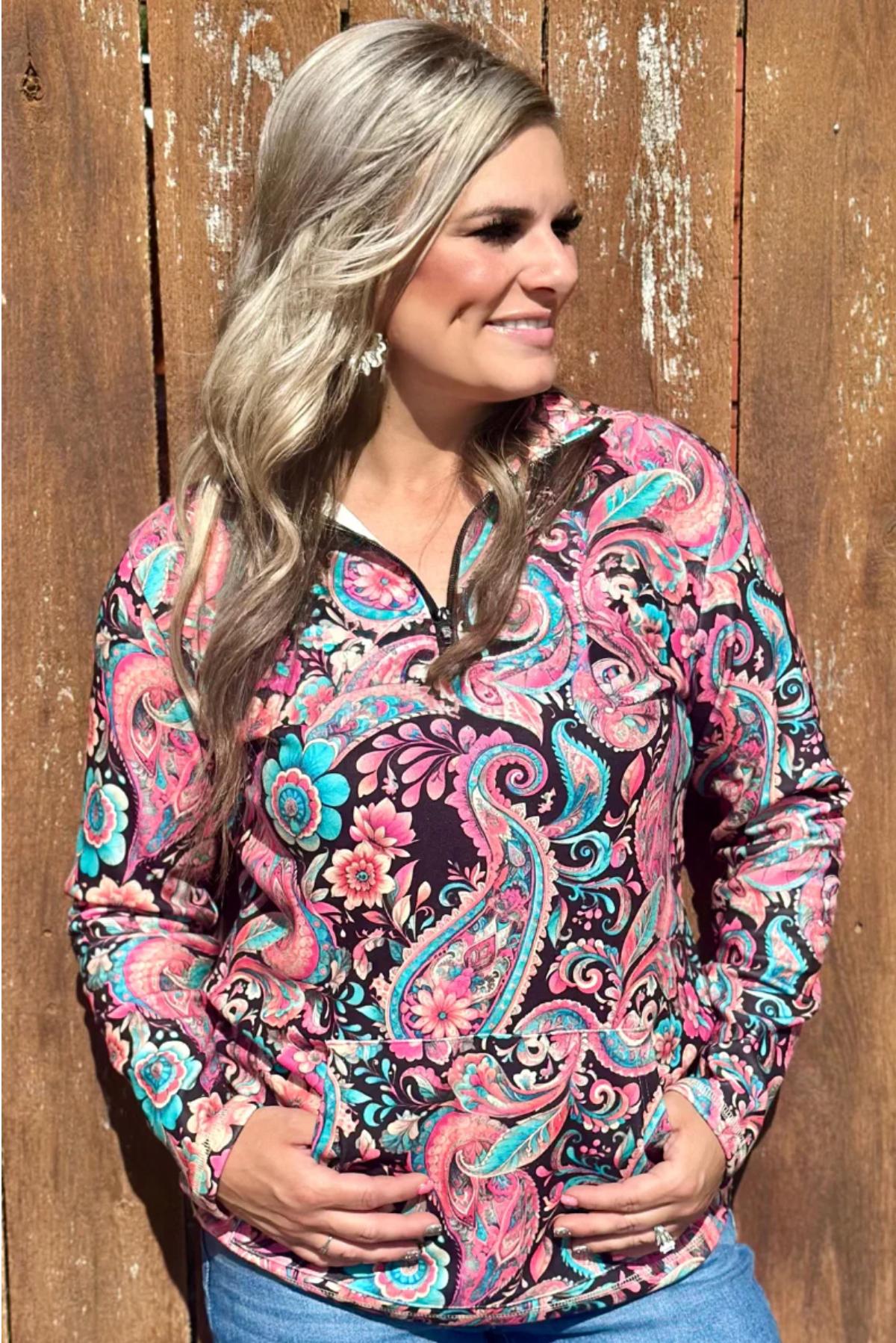 Sterling Kreek Midnight Bloom Pullover Product Image