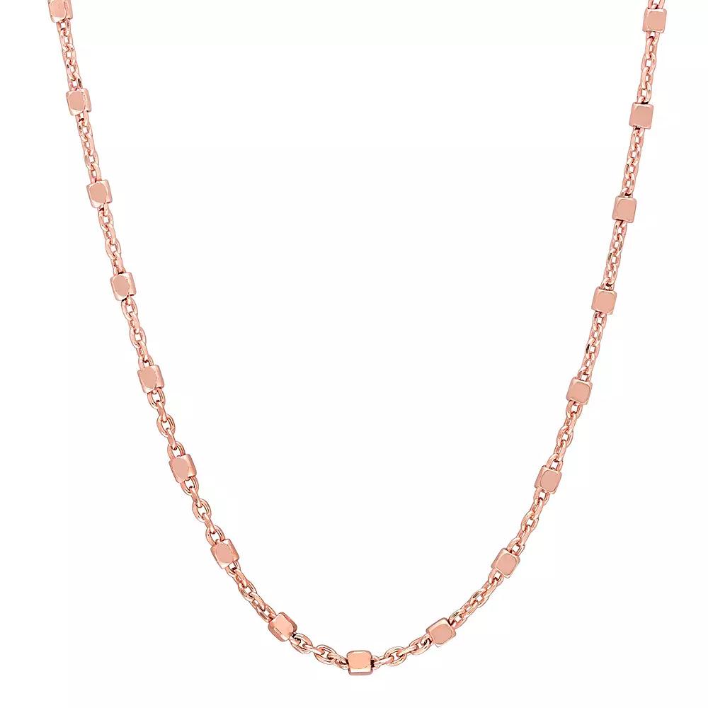 Stella Grace 18k Gold & Sterling Silver Bead Chain Necklace, Women's,  Product Image