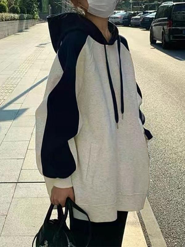Raglan Thicken Oversized Hoodie Product Image