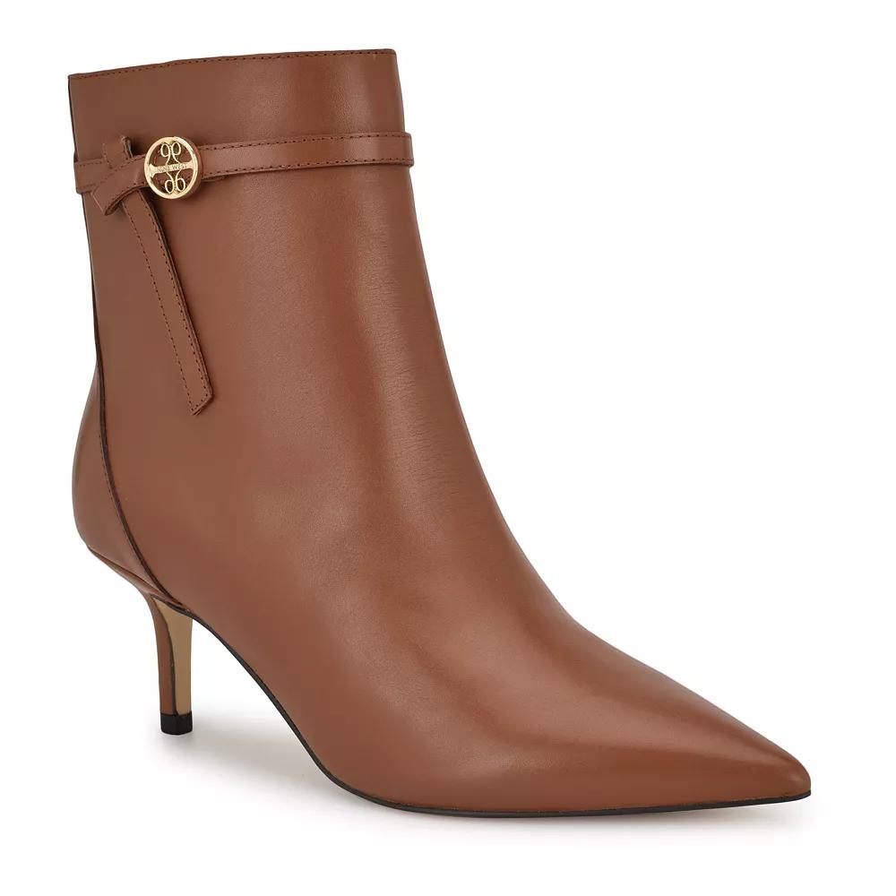 Nine West Ansell Women's Stiletto Heel Dress Ankle Boots, Size: 5.5, Light Brown Leather Product Image