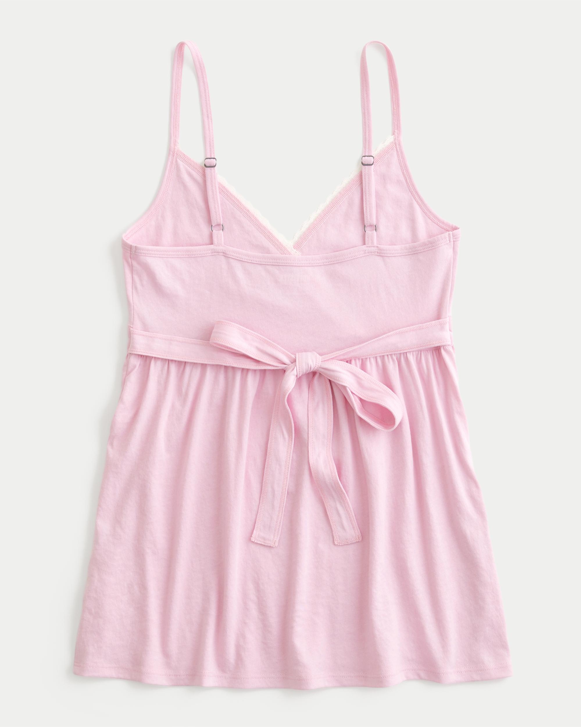 Lace Trim Babydoll Top Product Image