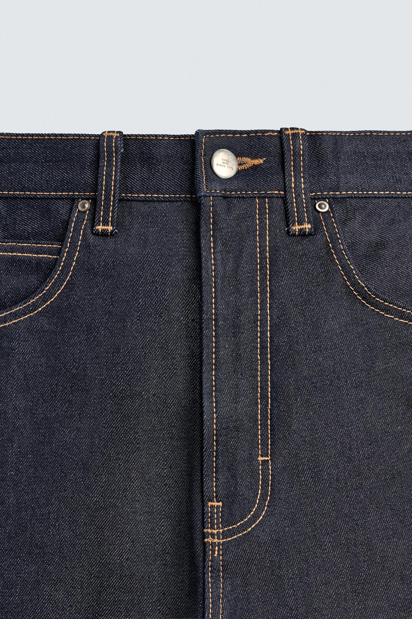 BAGGY FIT JEANS WITH TOPSTITCHING Product Image