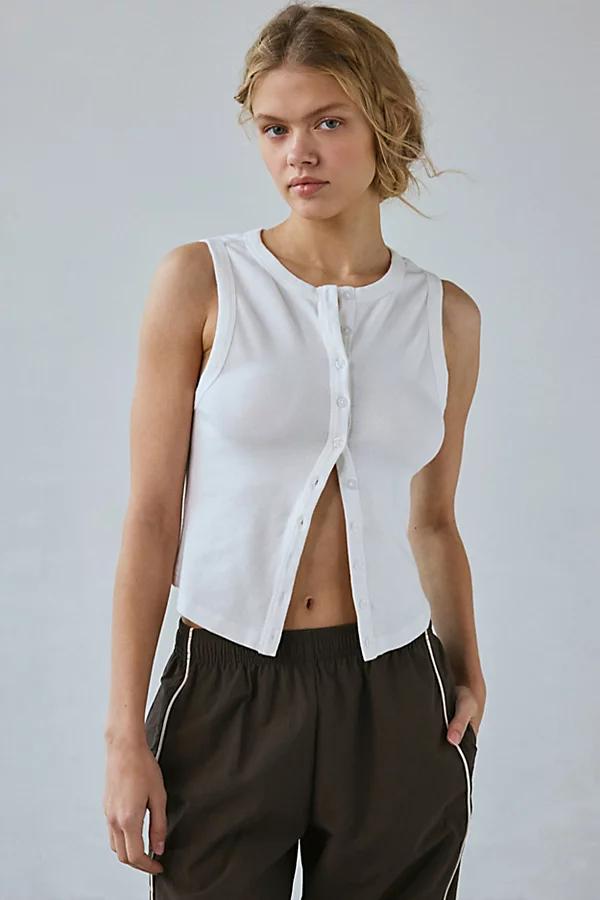 BDG Gigi Knit Button-Down Tank Top Womens at Urban Outfitters Product Image