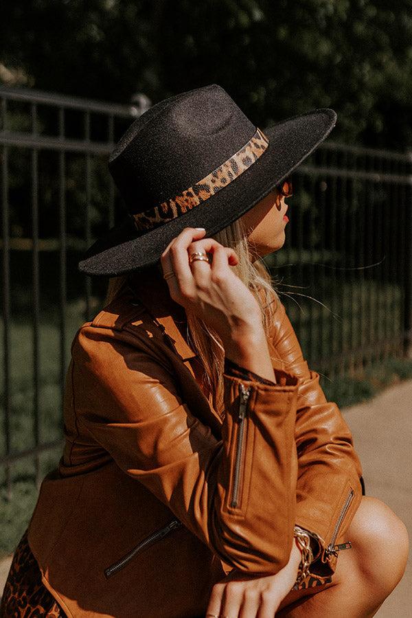 What's The Scoop Felt Hat In Black Product Image