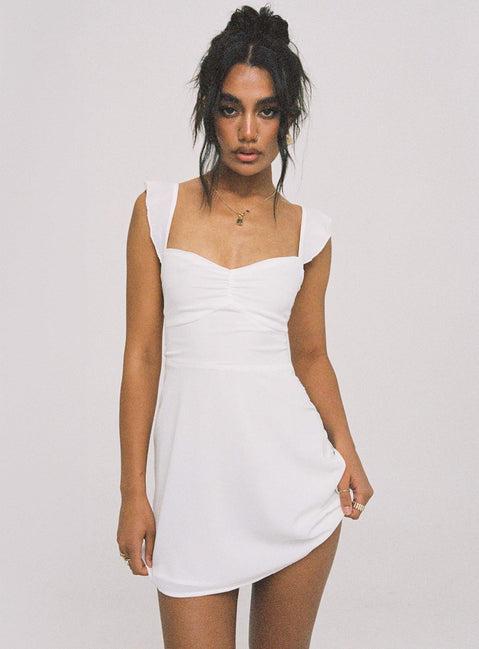 Landon Mini Dress White Product Image