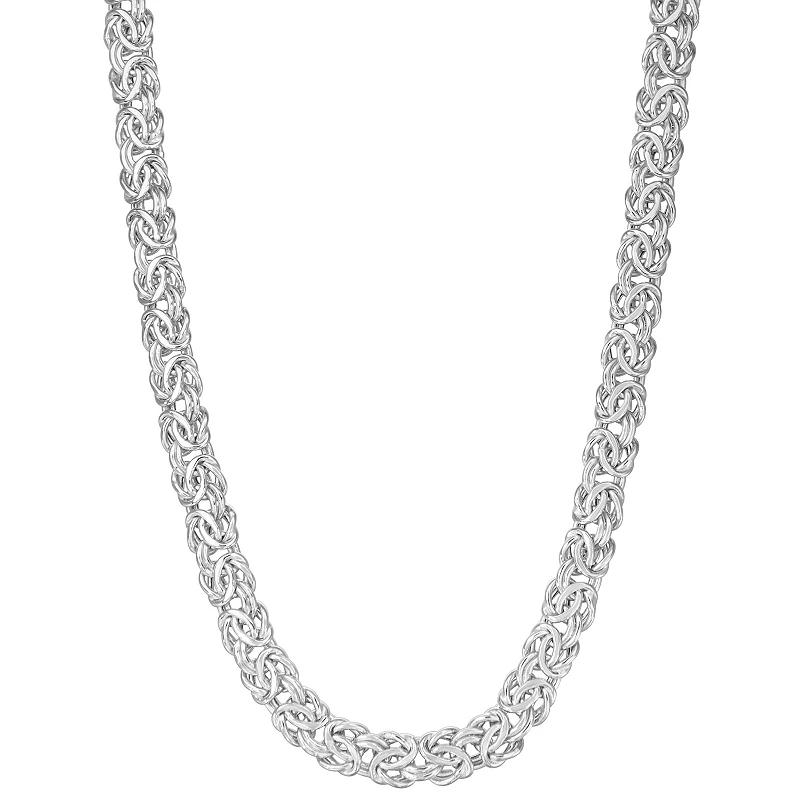 Jordan Blue 10k Gold Byzantine Chain Necklace, Women's, Size: 18" Product Image