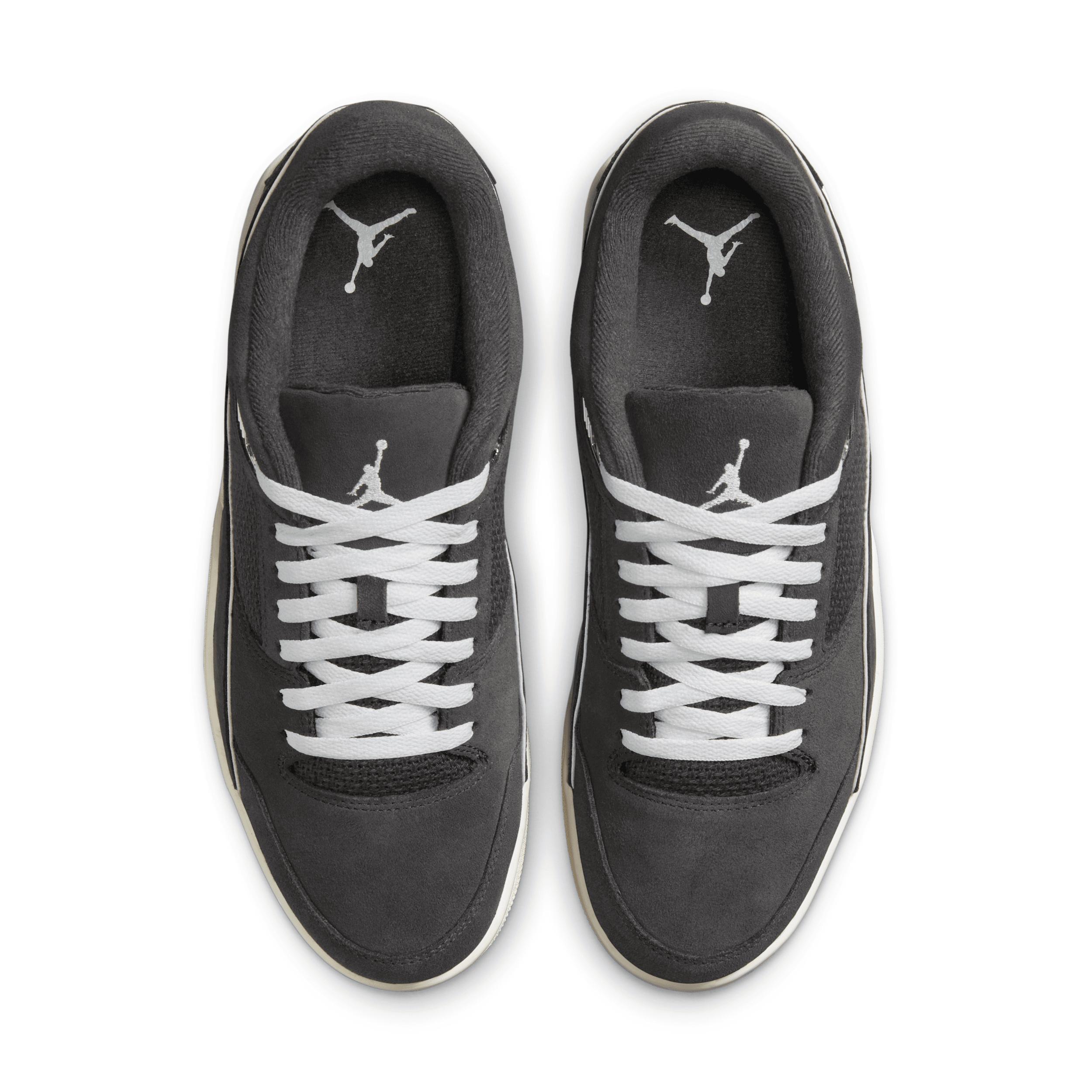 Jordan Mens Jordan Flight Court - Mens Shoes Black/White Product Image