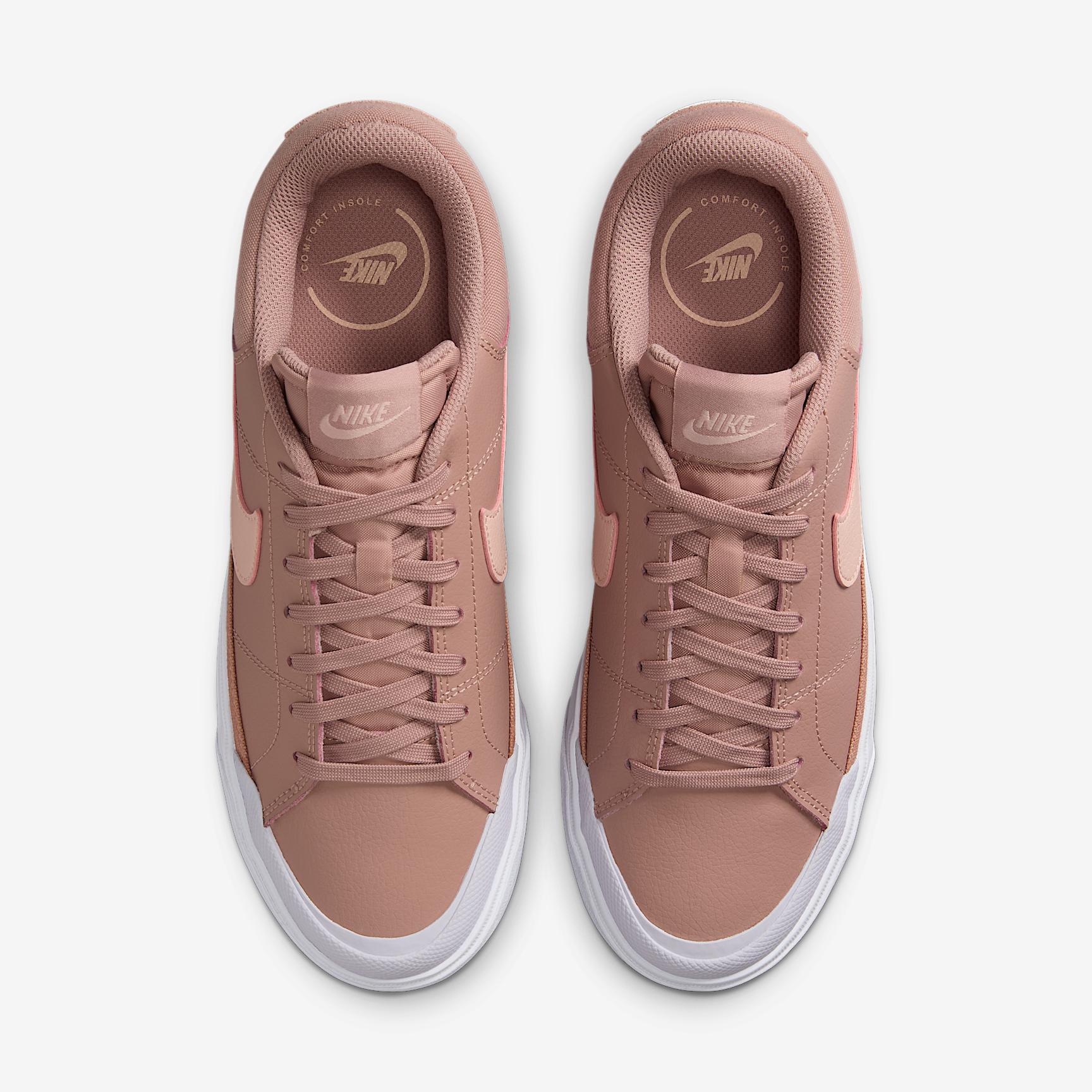 Nike Womens Court Legacy Lift Shoes | DM7590-601 Product Image