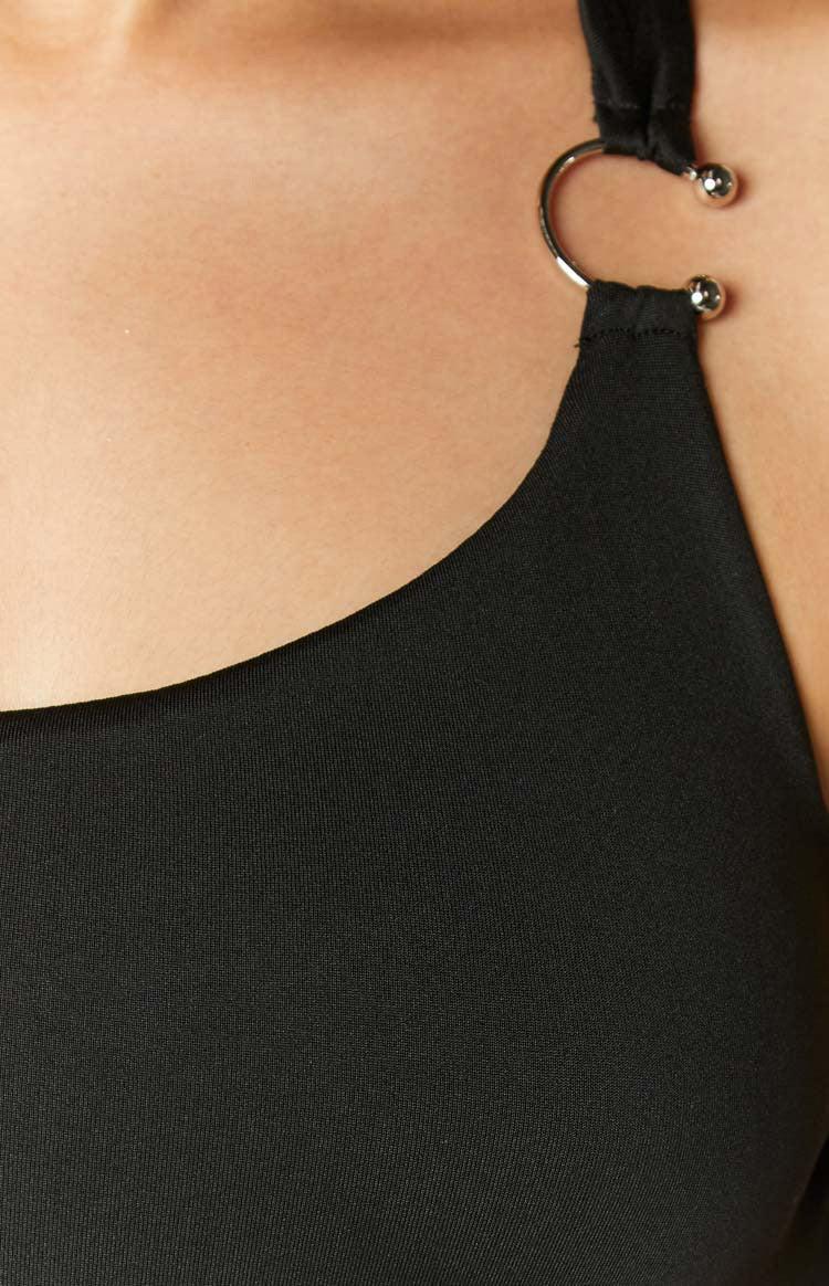 Vianna Black Mini Dress Product Image